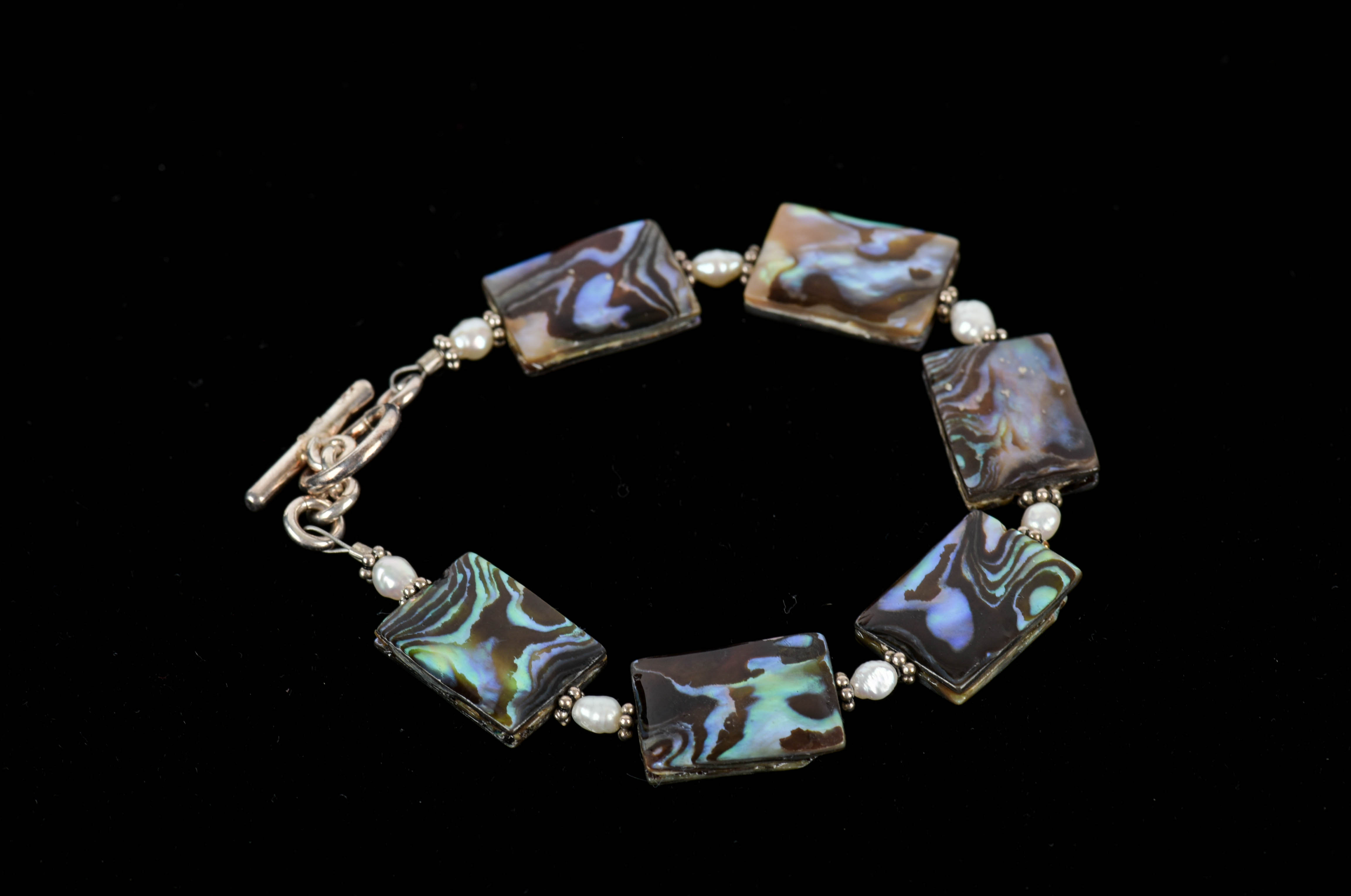 Five Stone and Silver Tone Bracelets