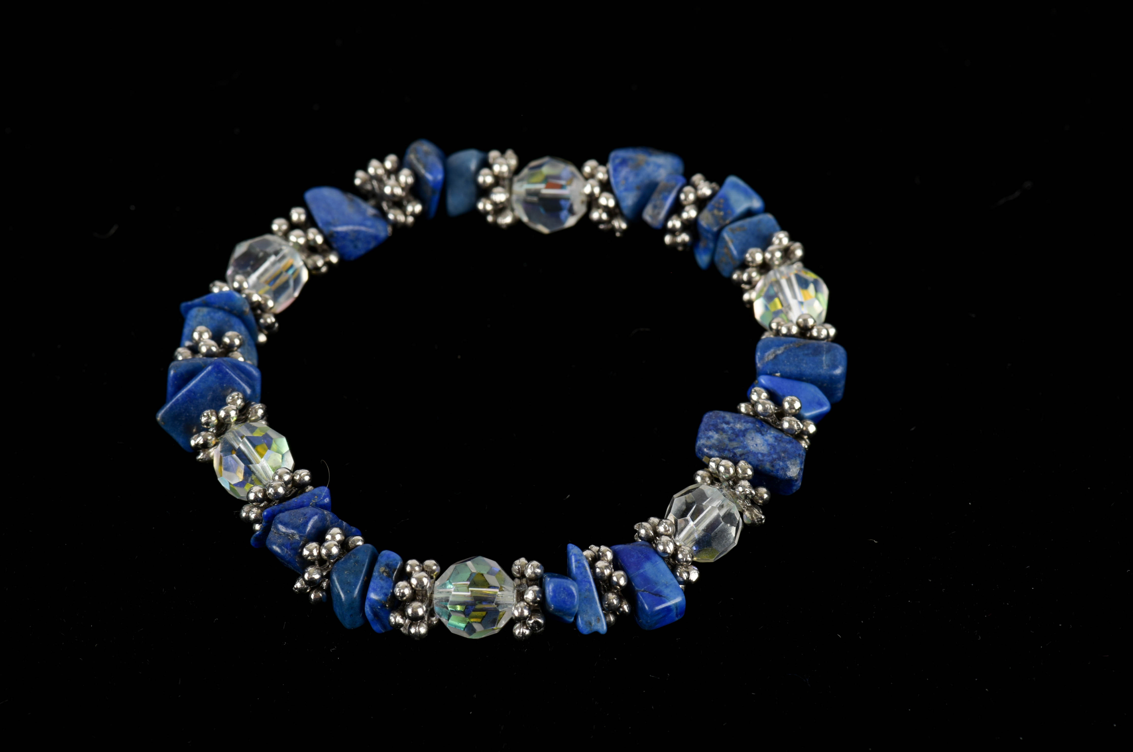 Five Stone and Silver Tone Bracelets