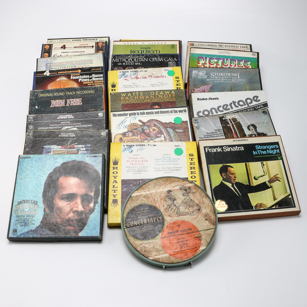 Herb Alpert, Sinatra and Other Reel-to-Reel Tapes