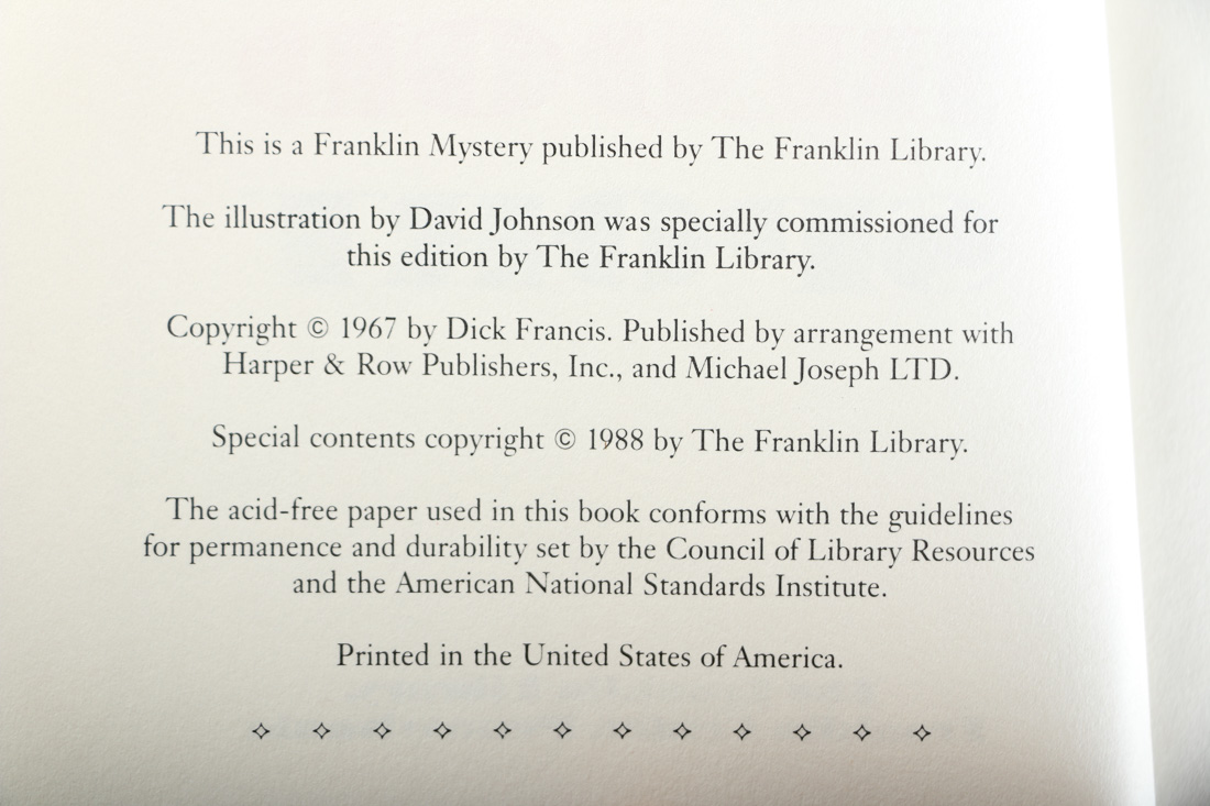 Collection of Franklin Library Mystery Books