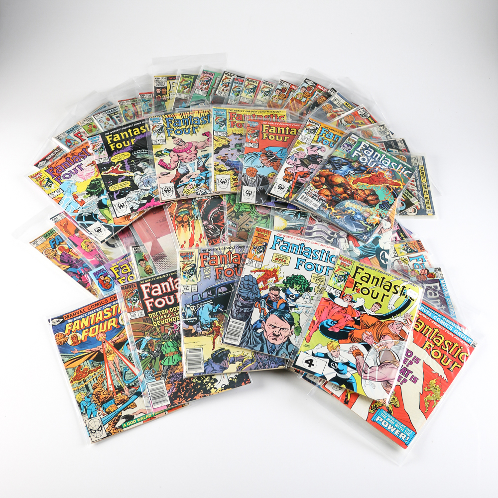 Collection of Marvel "Fantastic Four" Comics Featuring Galactus