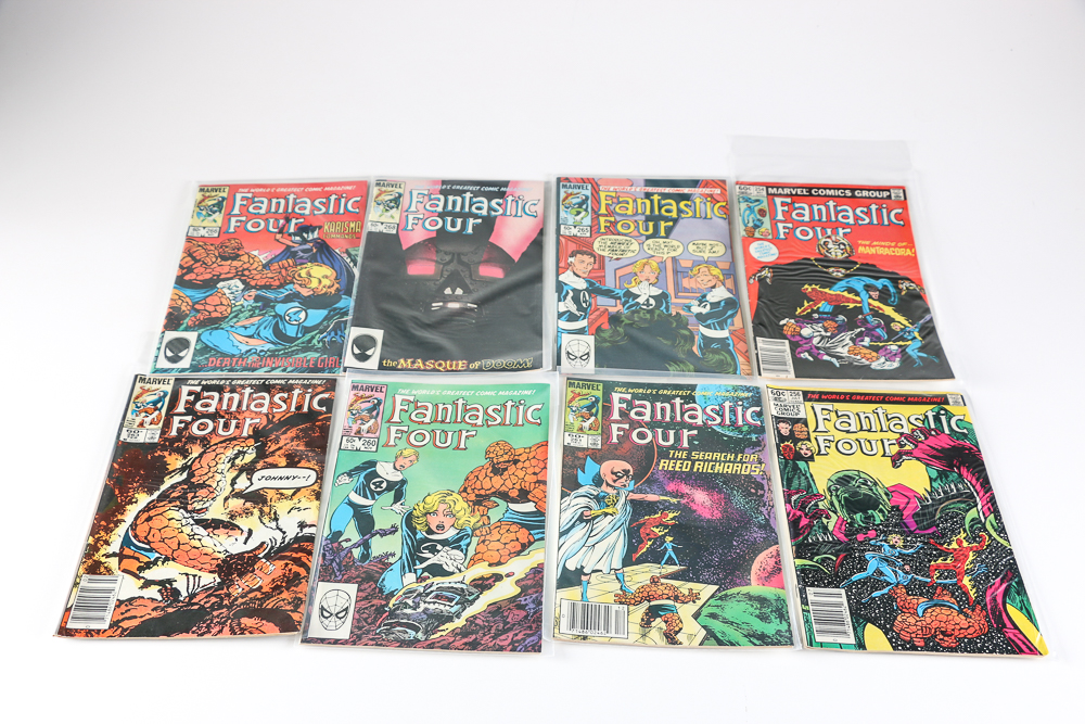 Collection of Marvel "Fantastic Four" Comics Featuring Galactus