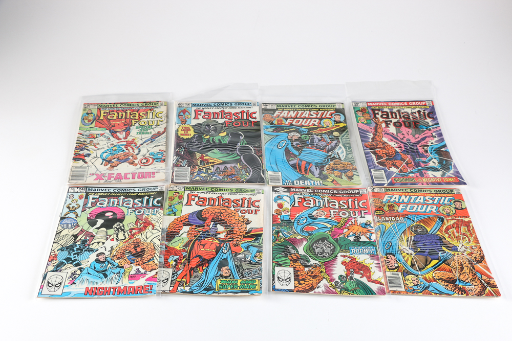 Collection of Marvel "Fantastic Four" Comics Featuring Galactus