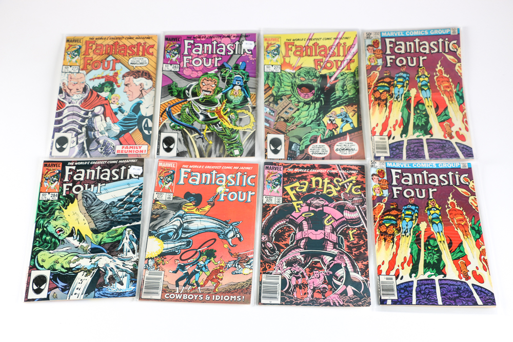 Collection of Marvel "Fantastic Four" Comics Featuring Galactus