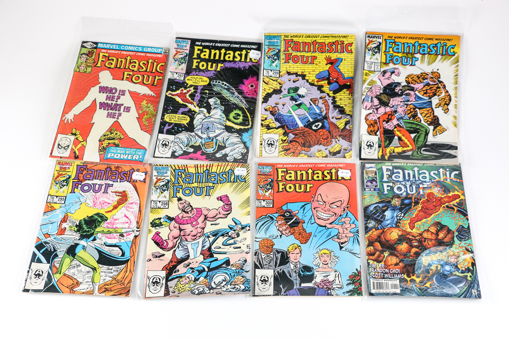 Collection of Marvel "Fantastic Four" Comics Featuring Galactus