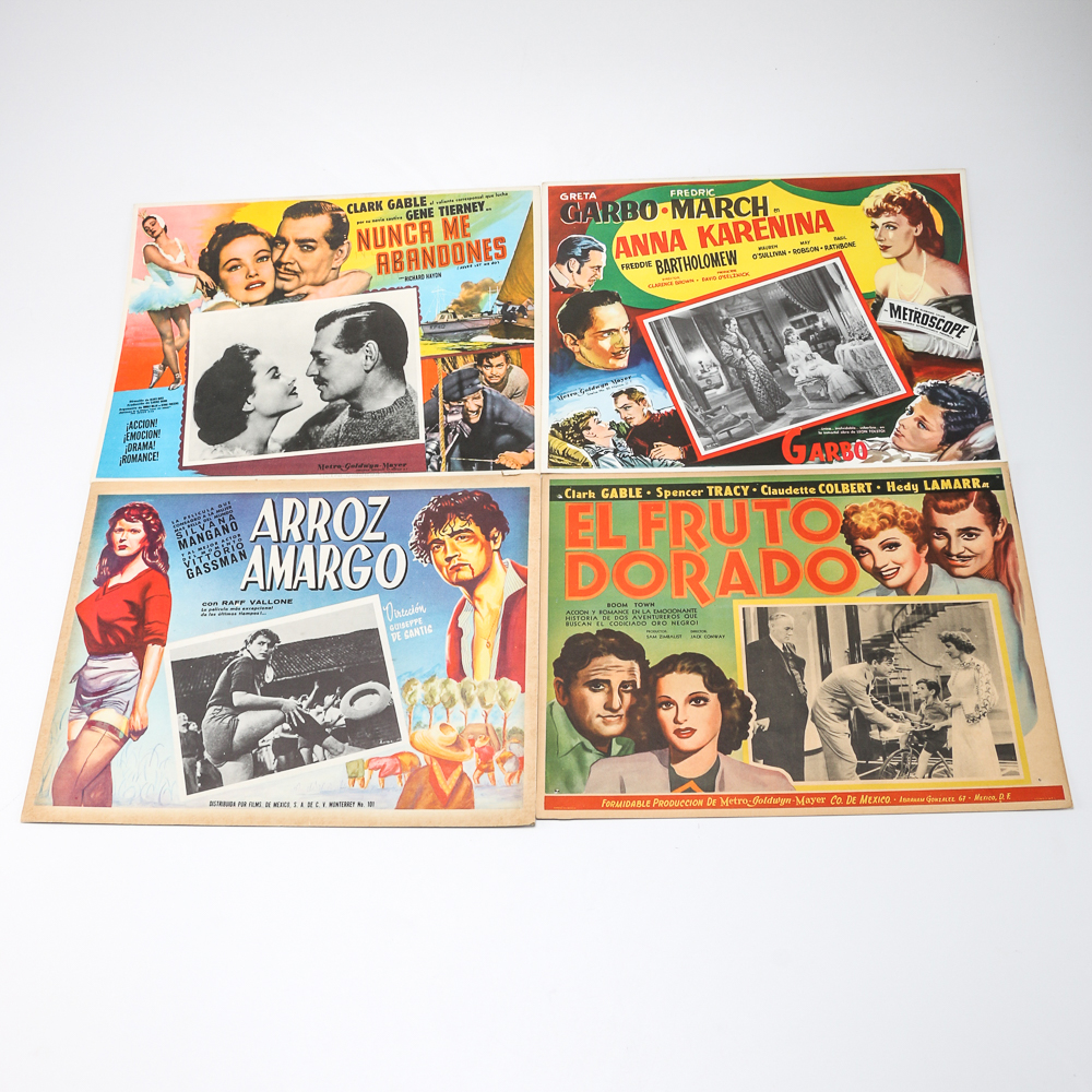 "Boom Town" and Other Vintage Mexican Lobby Cards