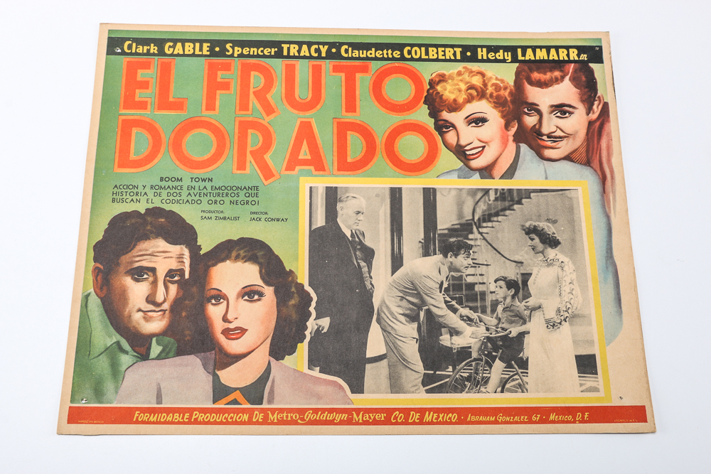 "Boom Town" and Other Vintage Mexican Lobby Cards