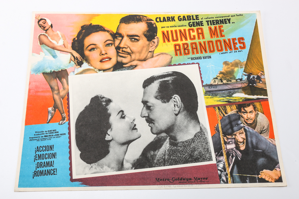 "Boom Town" and Other Vintage Mexican Lobby Cards