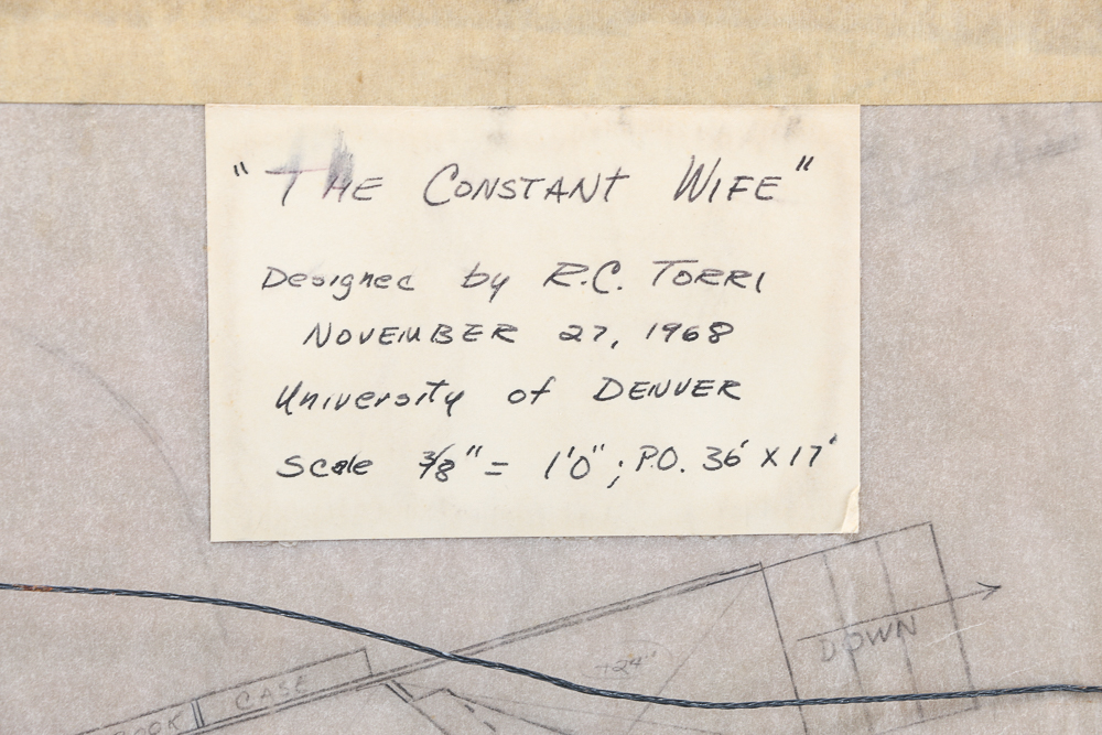 Collection of 1960s Hand-drawn Costume and Set Designs