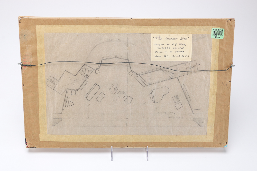 Collection of 1960s Hand-drawn Costume and Set Designs