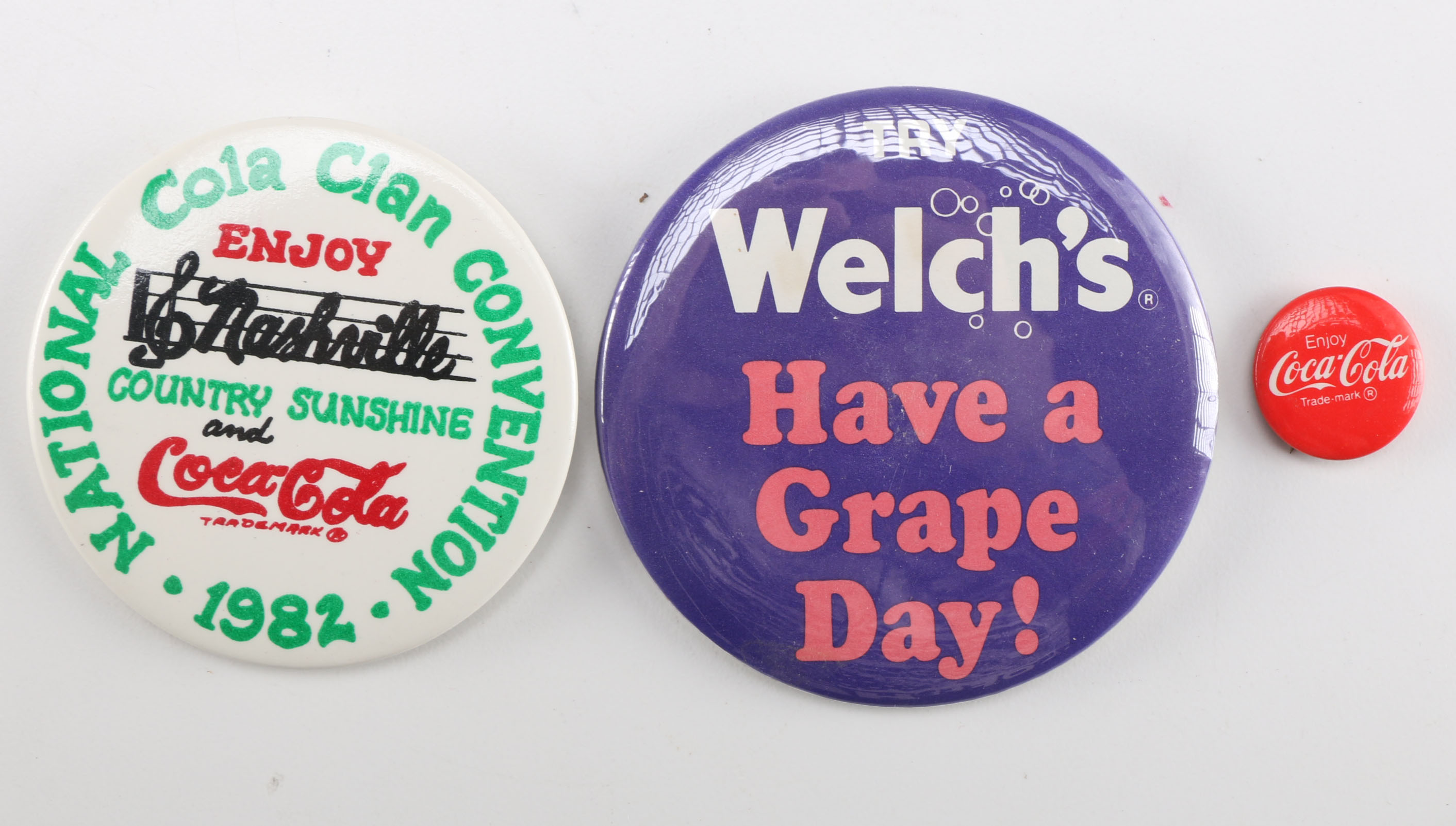 Collection of Coca-Cola Buttons