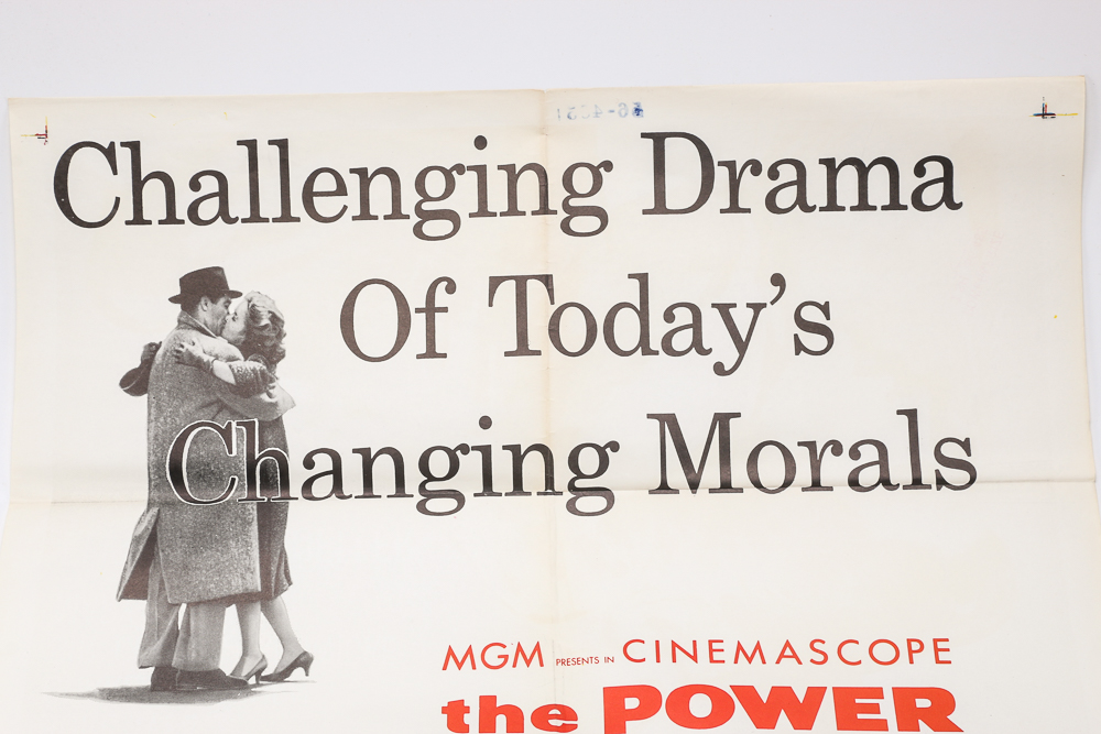 Original 1956 "The Power and the Prize" NSS Movie Poster