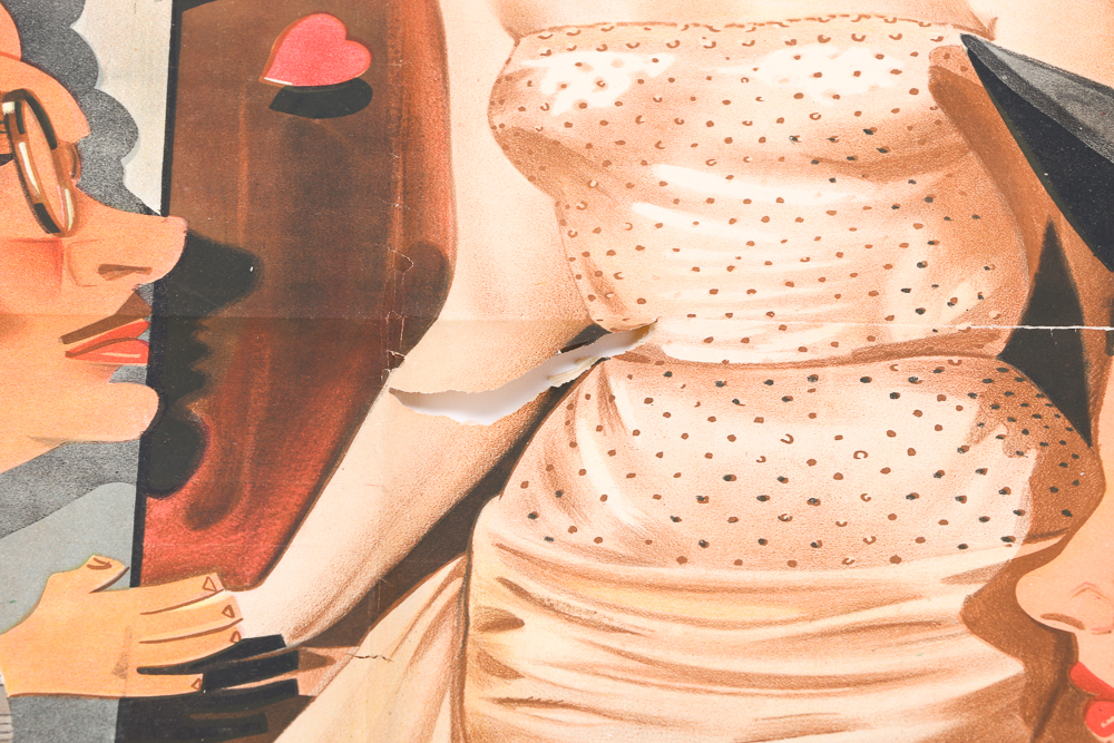 1951 Movie Poster "Cosas de Mujer"