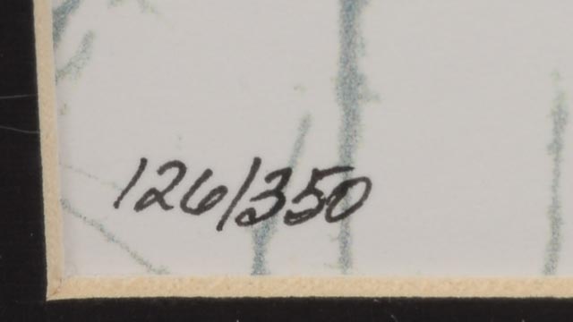 Pair of Kae Taylor Signed Digital Prints of Penguin Batiks