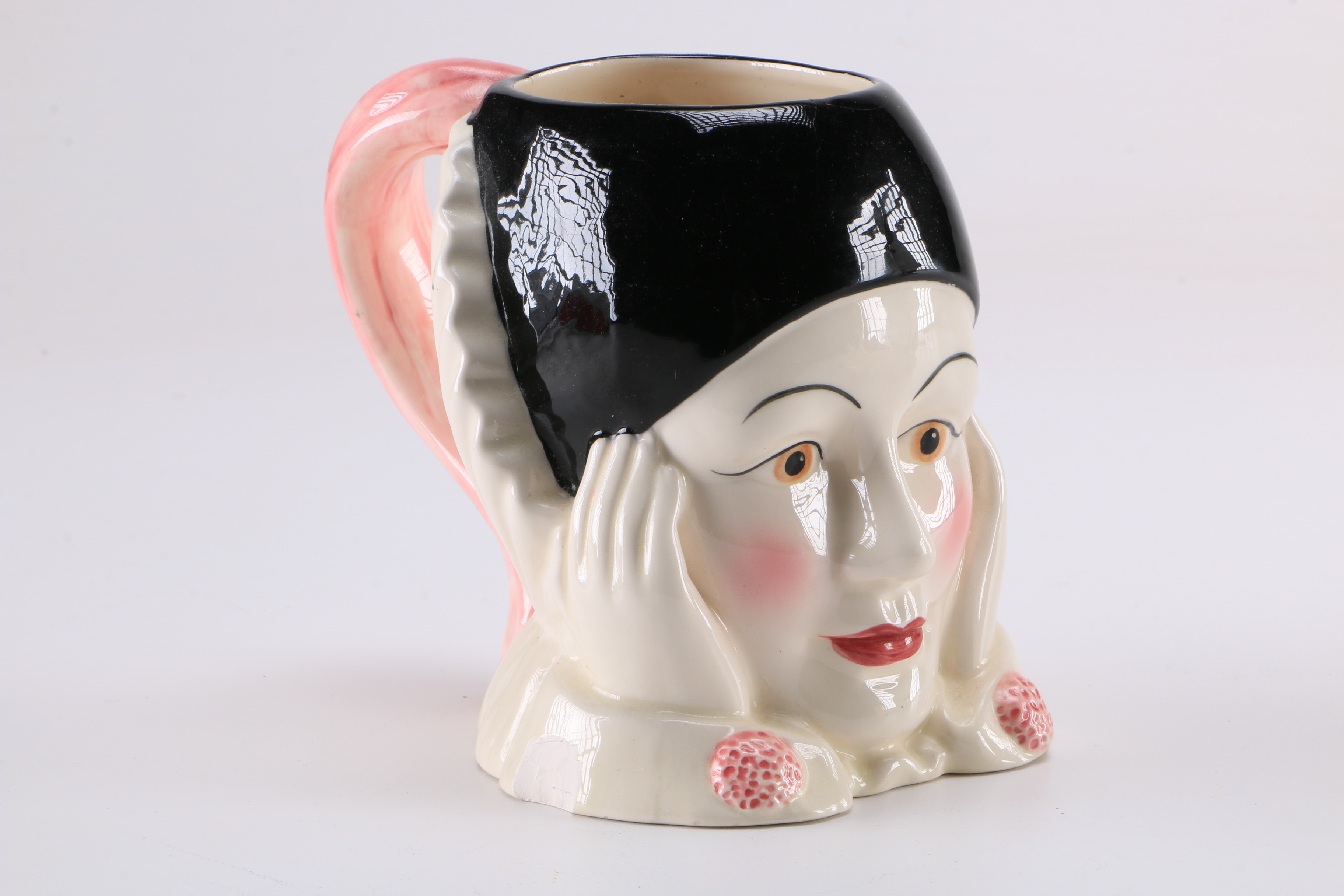 "Pierrot" Ceramic Clown Décor