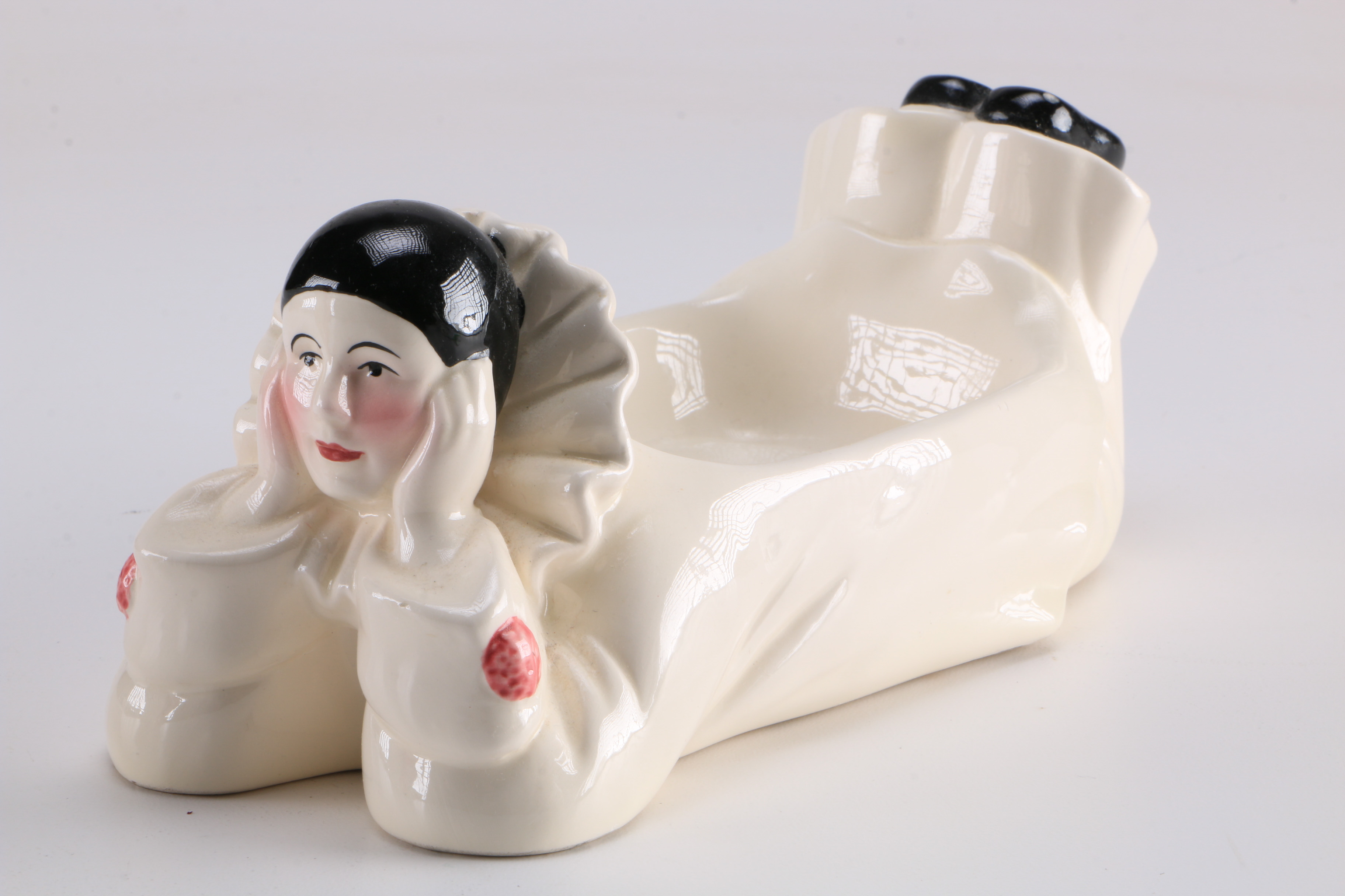 "Pierrot" Ceramic Clown Décor