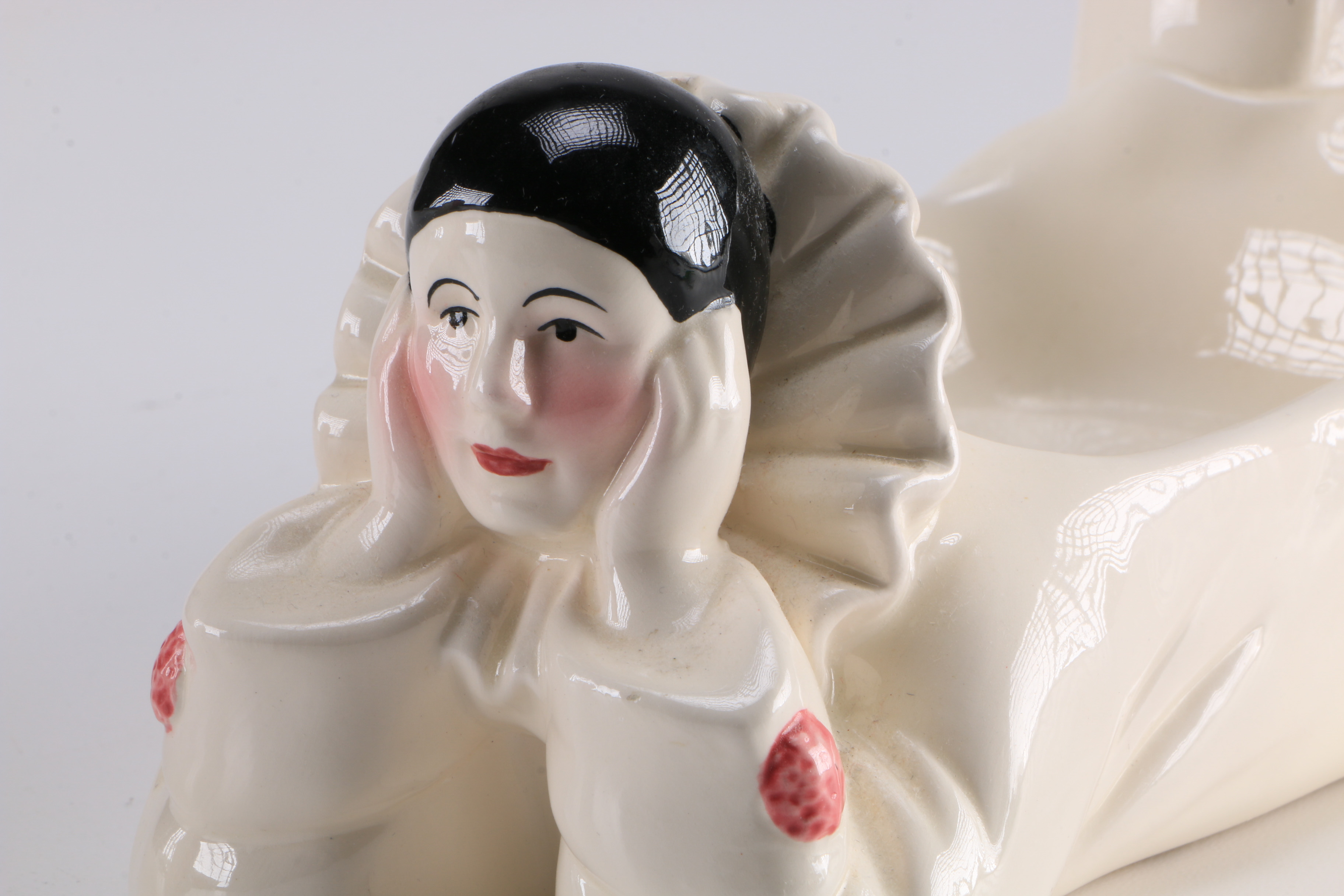 "Pierrot" Ceramic Clown Décor