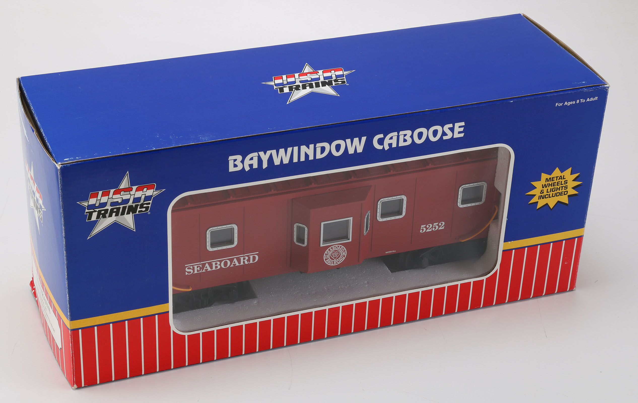 G-Gauge Usa Trains Seaboard Bay Window Caboose
