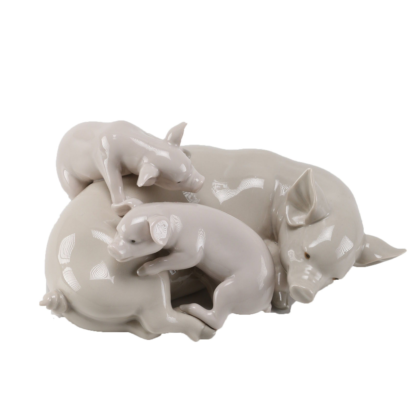 Lladró "Playful Piglets" Figurine