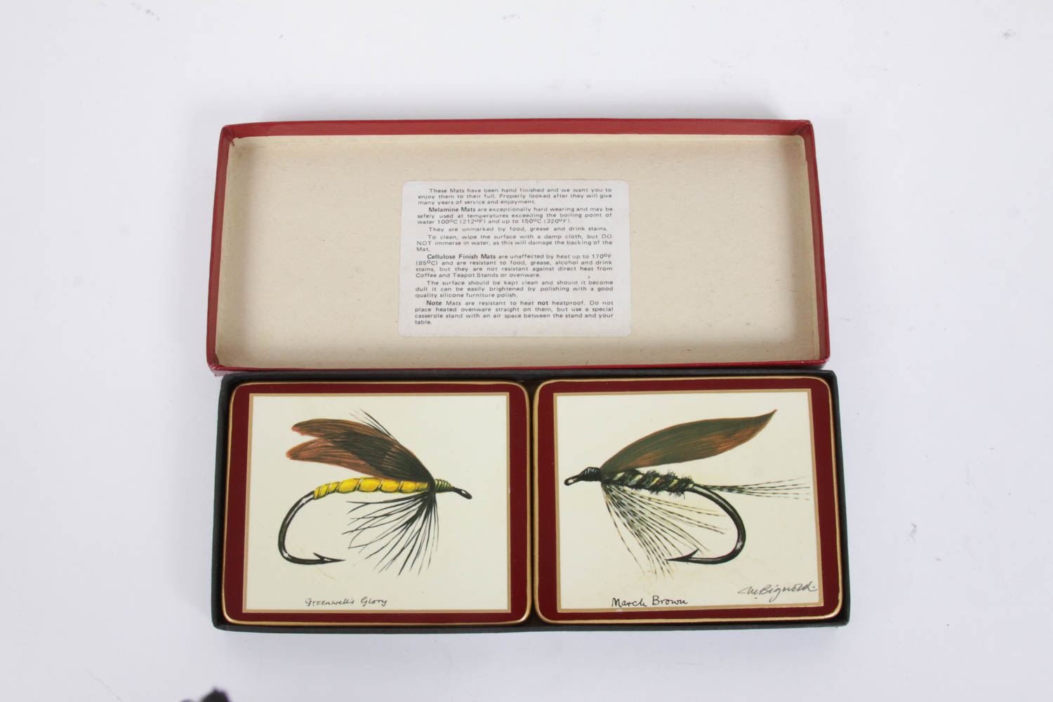 Two Vintage Drink Coaster Sets