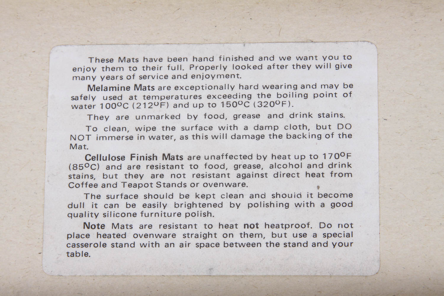 Two Vintage Drink Coaster Sets