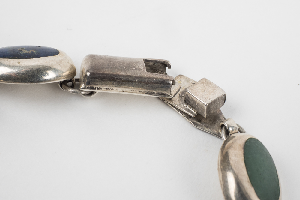 Sterling and Semi-Precious Stone Bracelet