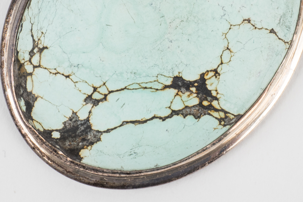 Sterling and Turquoise Bracelet and Pendant