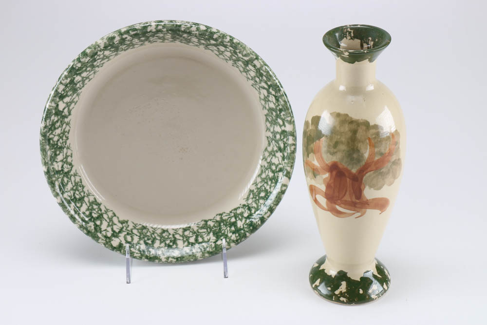 Alpine Pottery Roseville Pieces