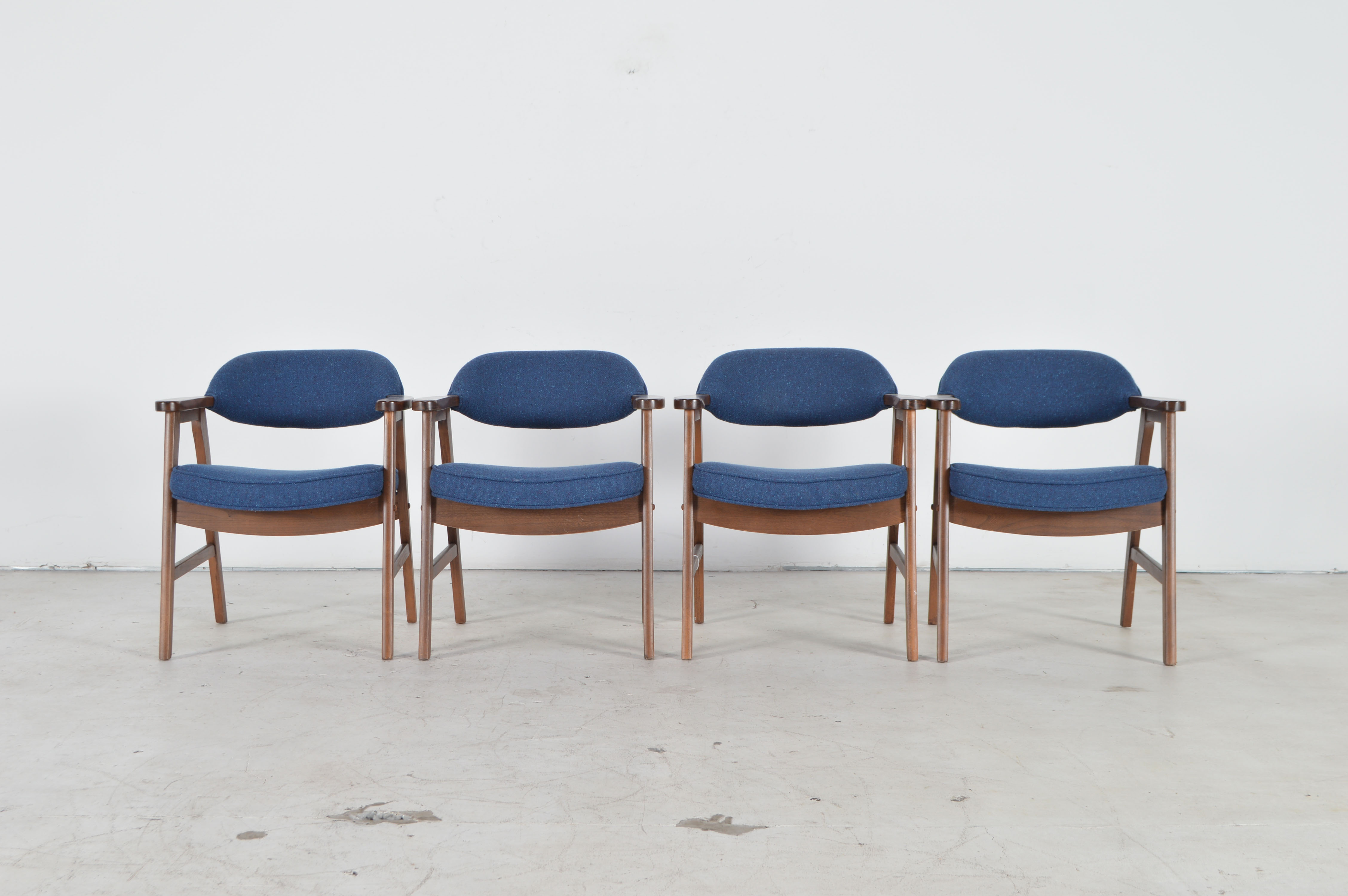 Mid Century Modern Style Captain's Chairs