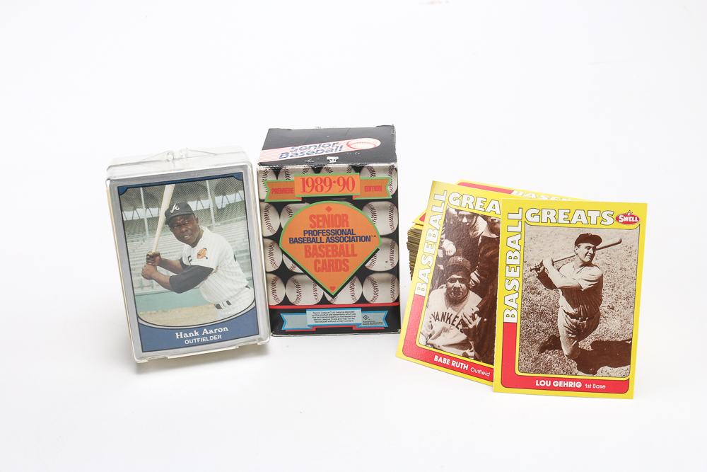 Collection of Baseball Cards Sets from the 1980s and 1990s