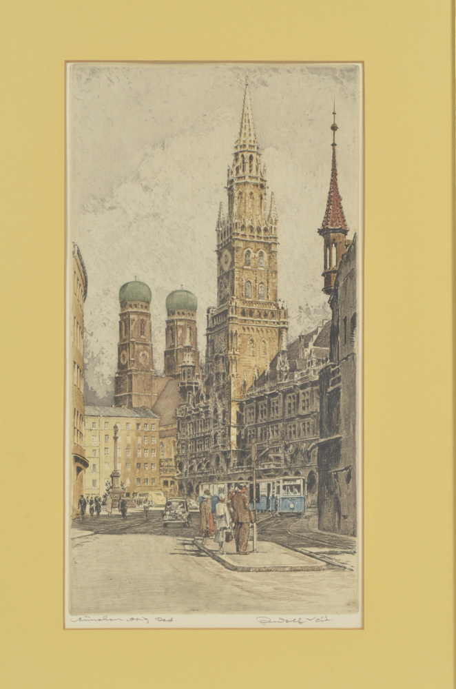 Rudolf Voit Signed Lithograph