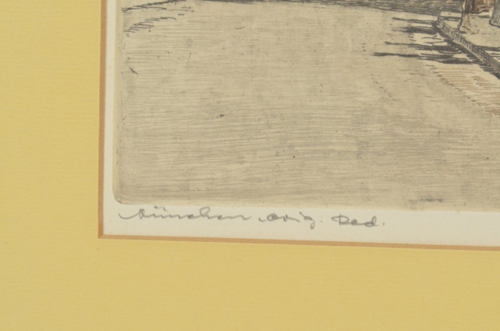 Rudolf Voit Signed Lithograph