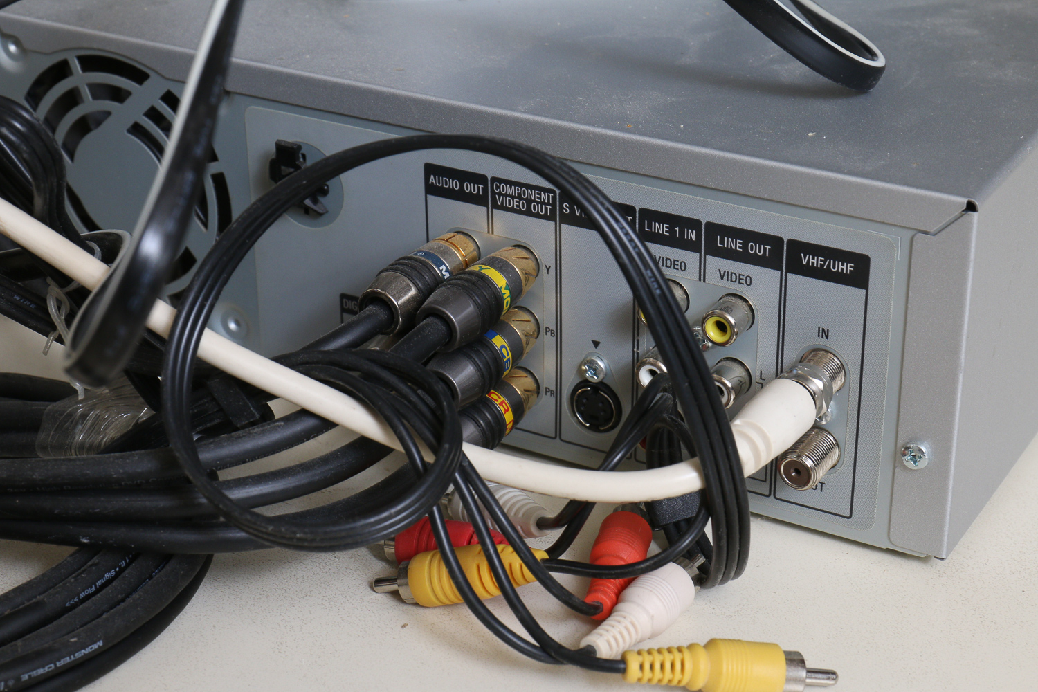 Sharp LCD Television With Sony VCR/DVD Recorder