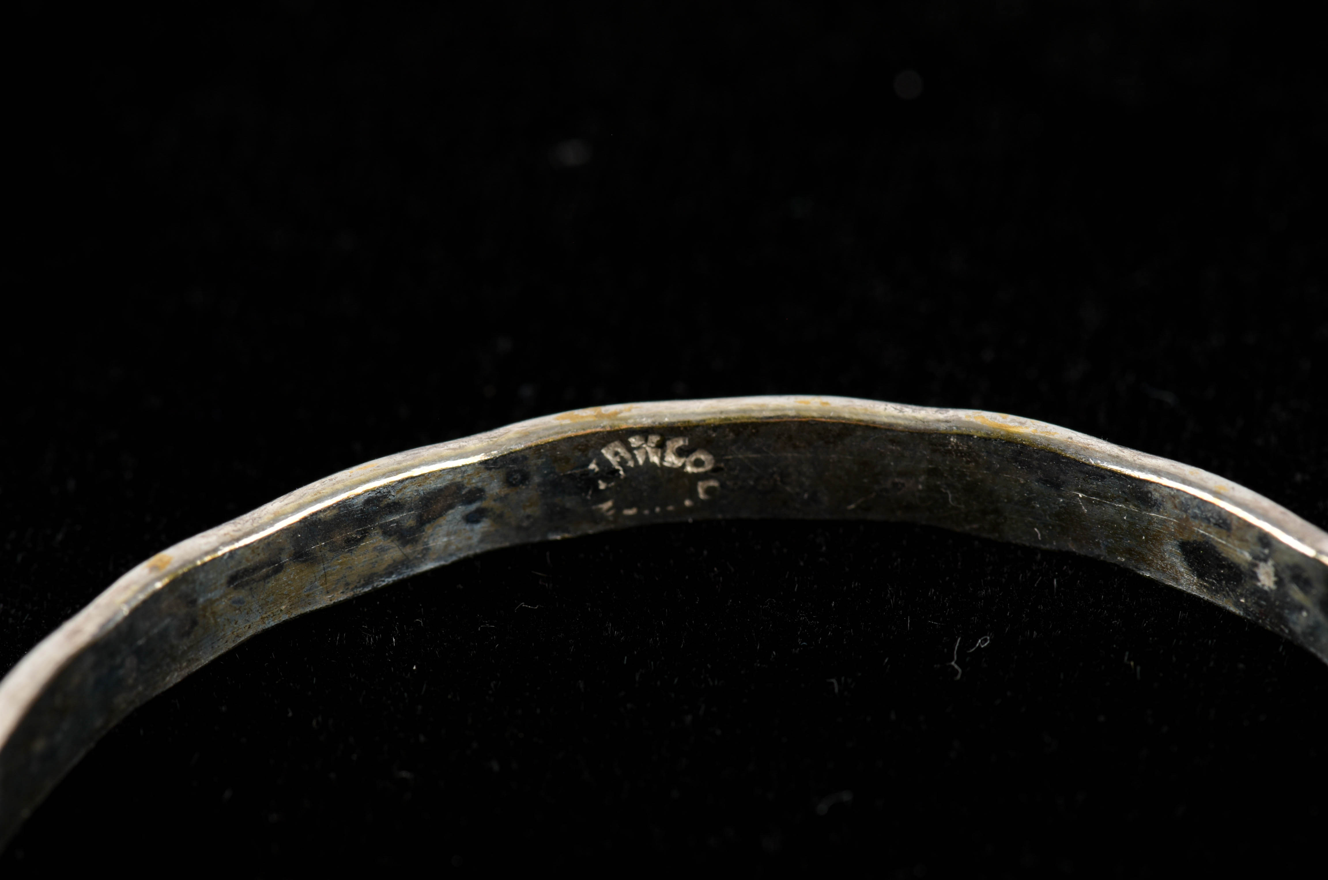 Five Sterling Silver Bangle Bracelets