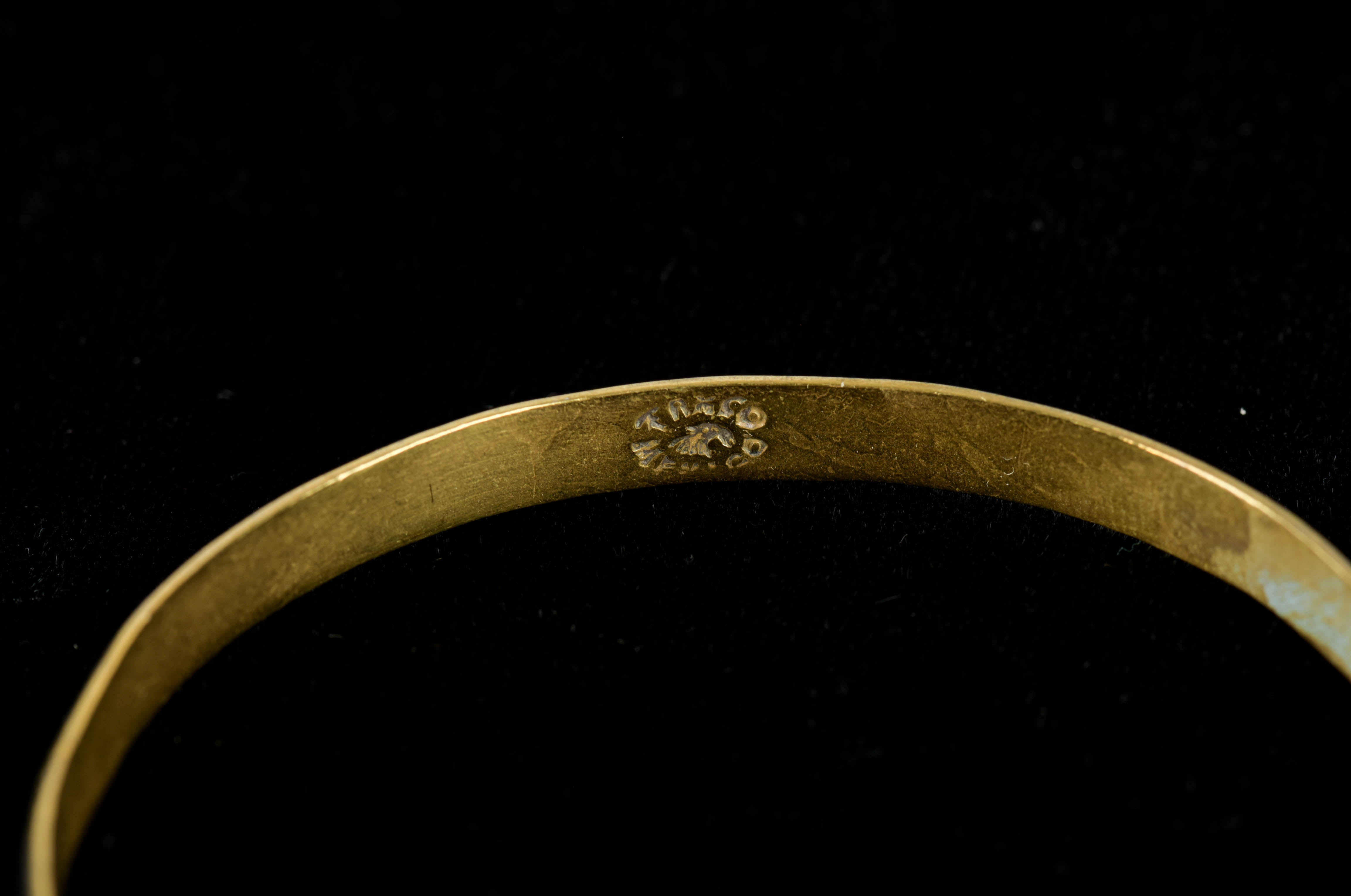 Five Sterling Silver Bangle Bracelets