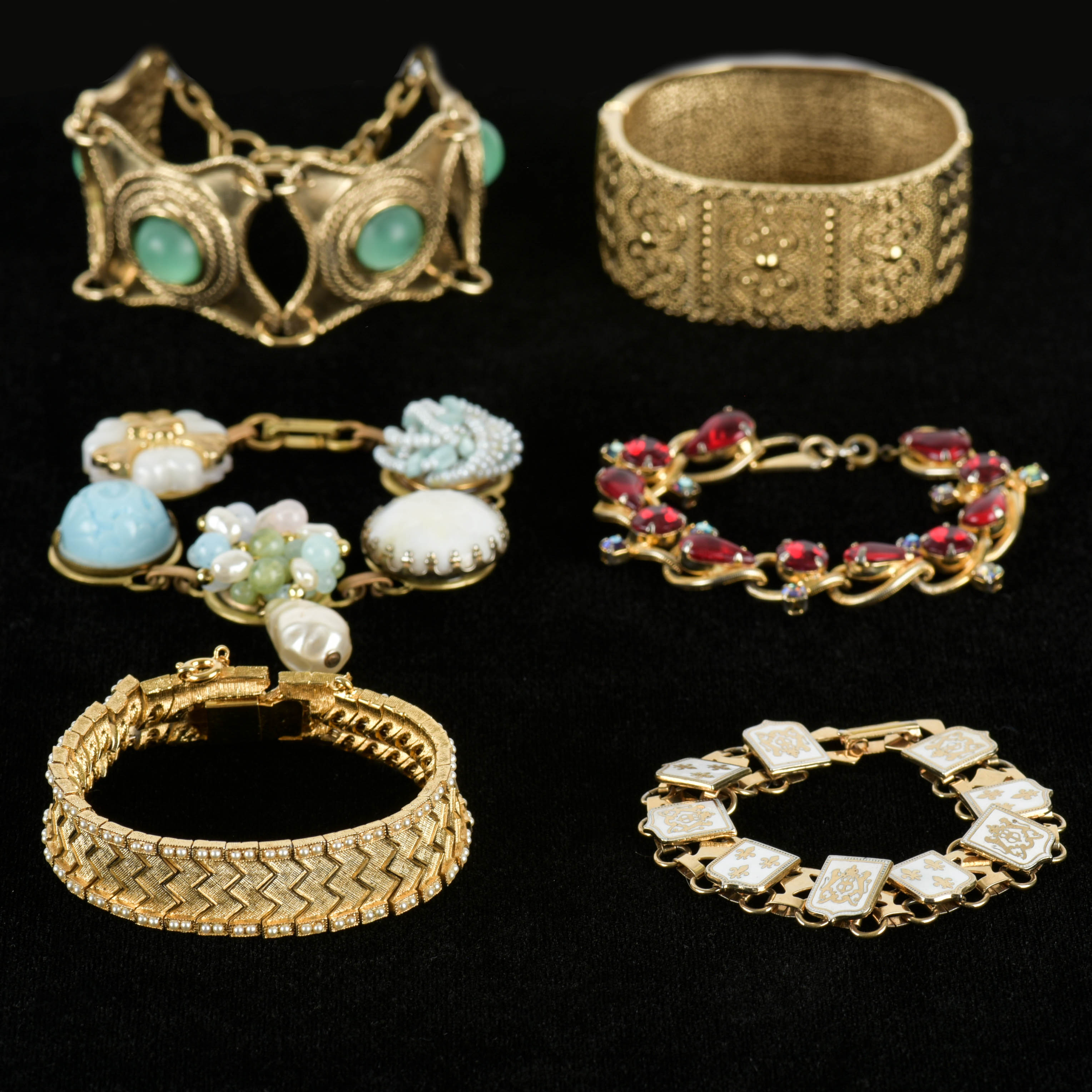 Vintage Gold Tone Bracelets