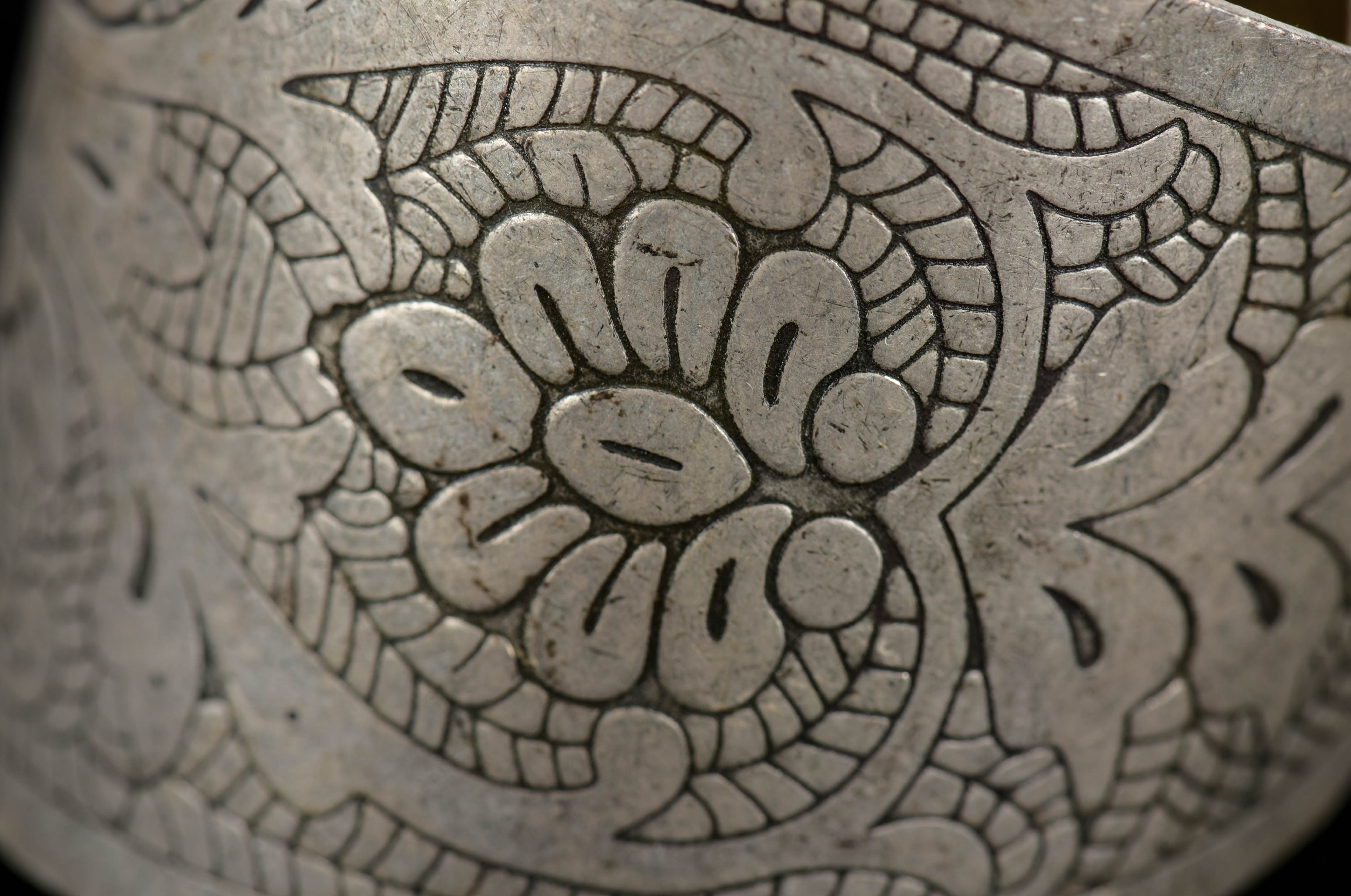 Four Silver Tone Cuff Bracelets