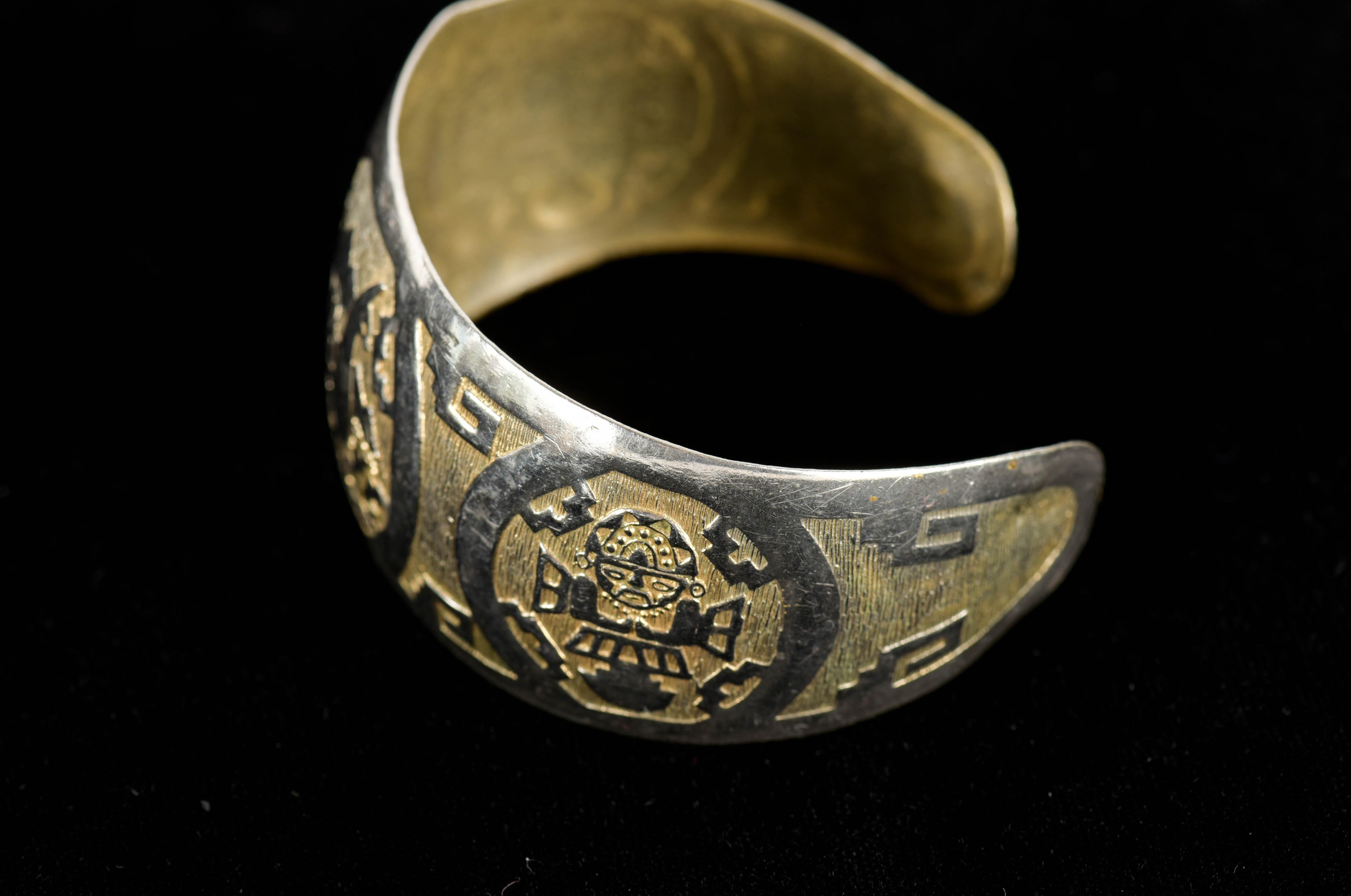 Four Silver Tone Cuff Bracelets