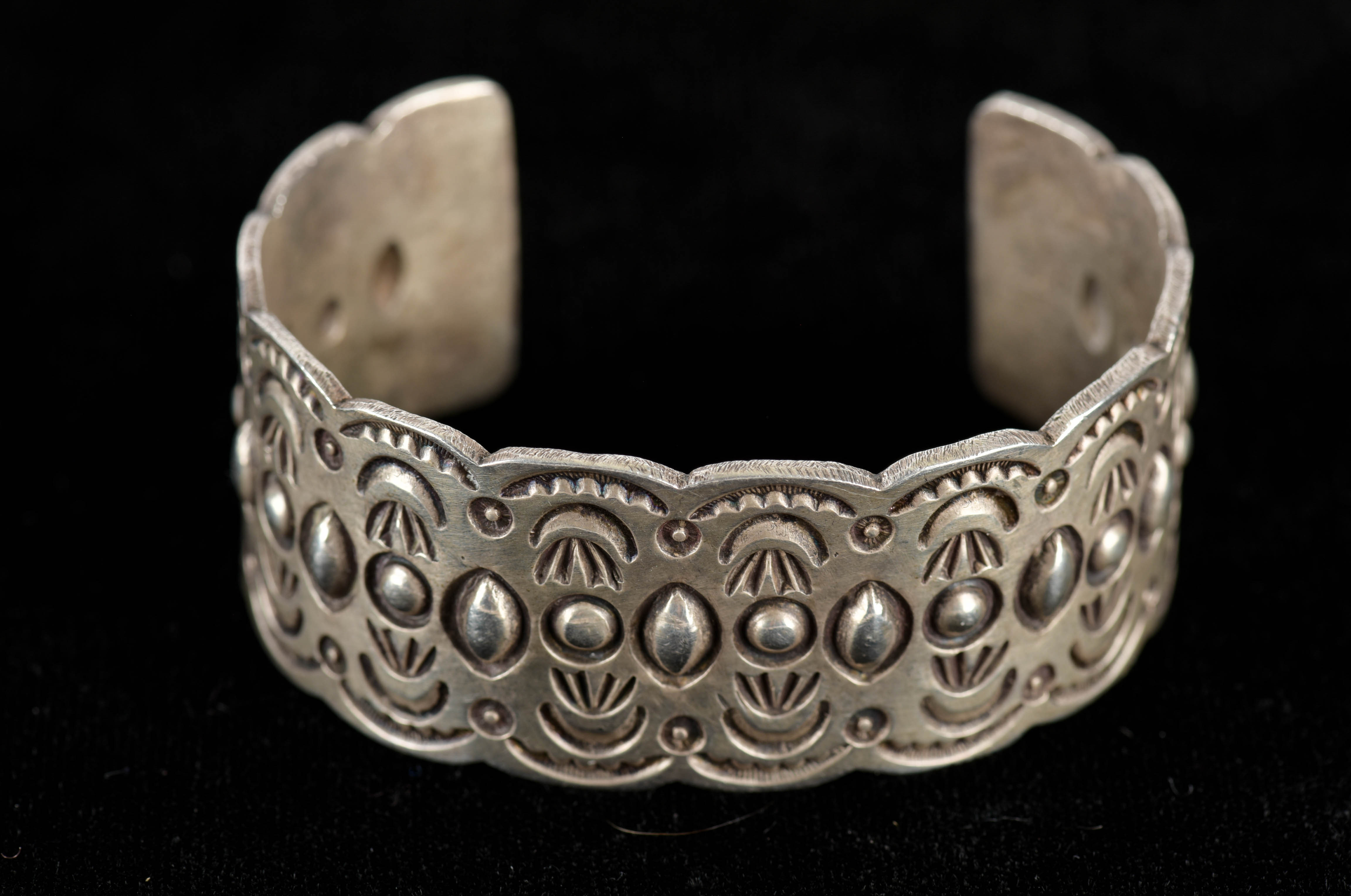 Four Silver Tone Cuff Bracelets