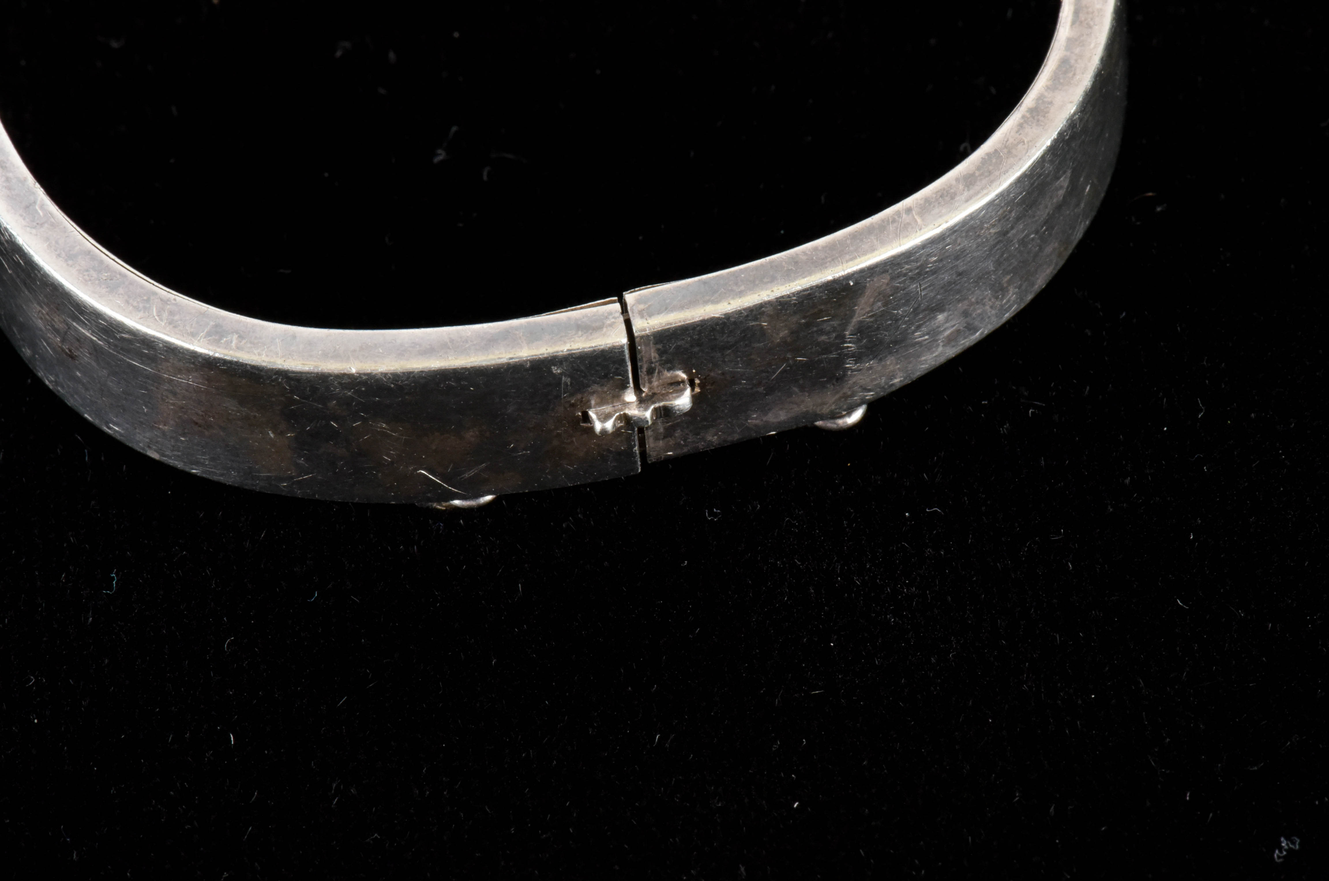 Sterling Silver Bracelets with Inlaid Shell