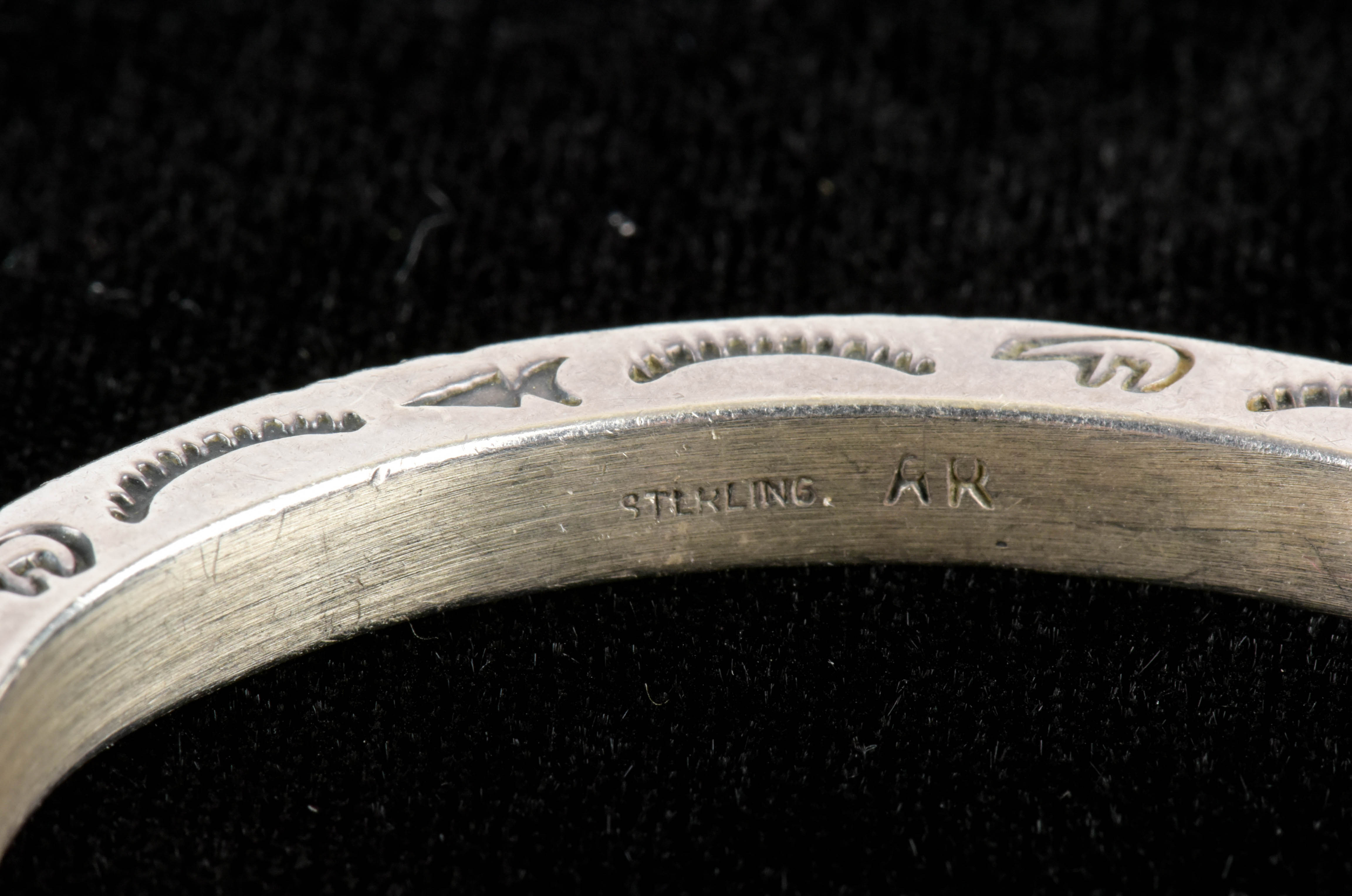 Sterling Silver Navajo Styled Cuff Bracelet