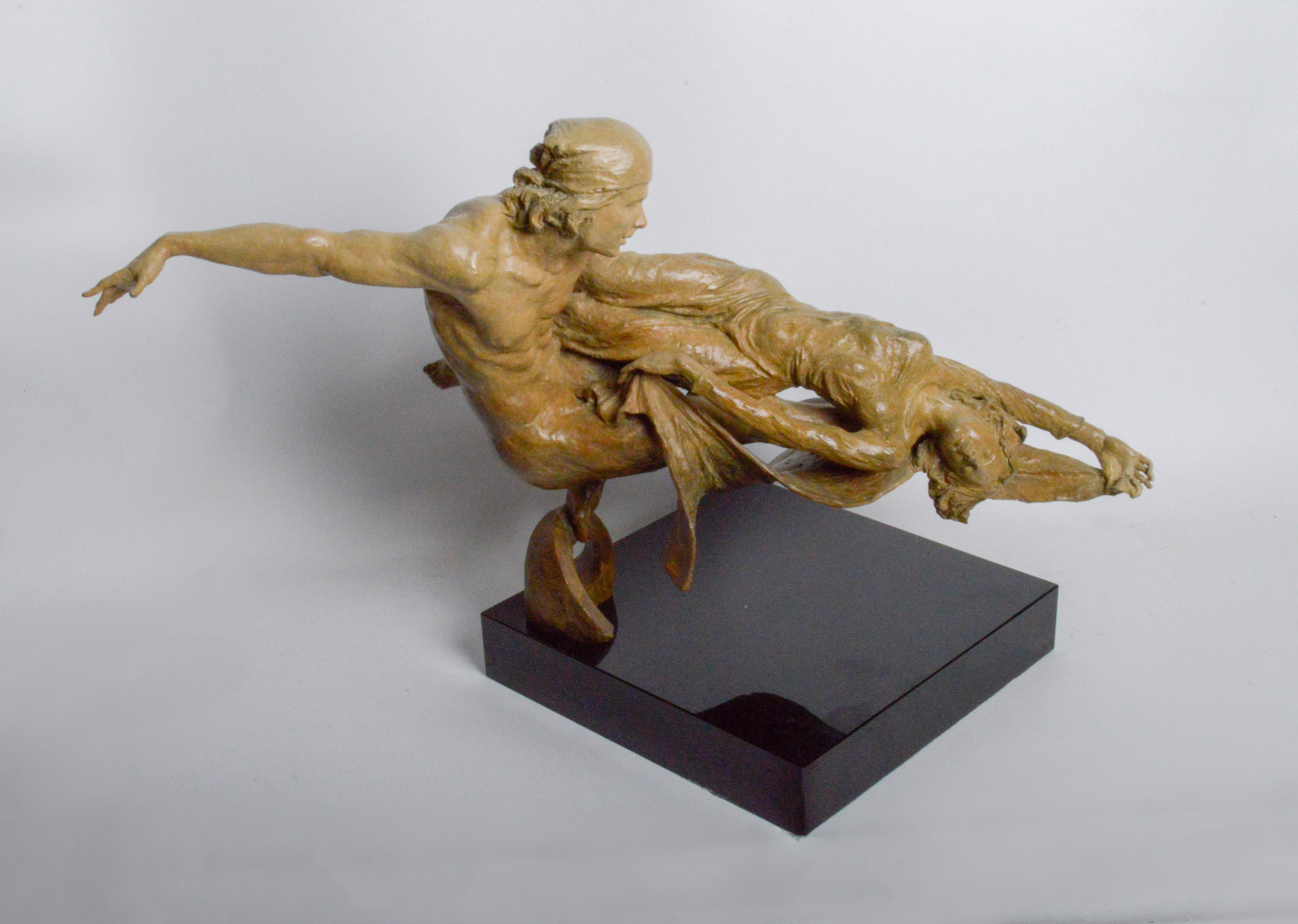 Tuan Nguyen Bronze Sculpture "Rendezvous Heroic"