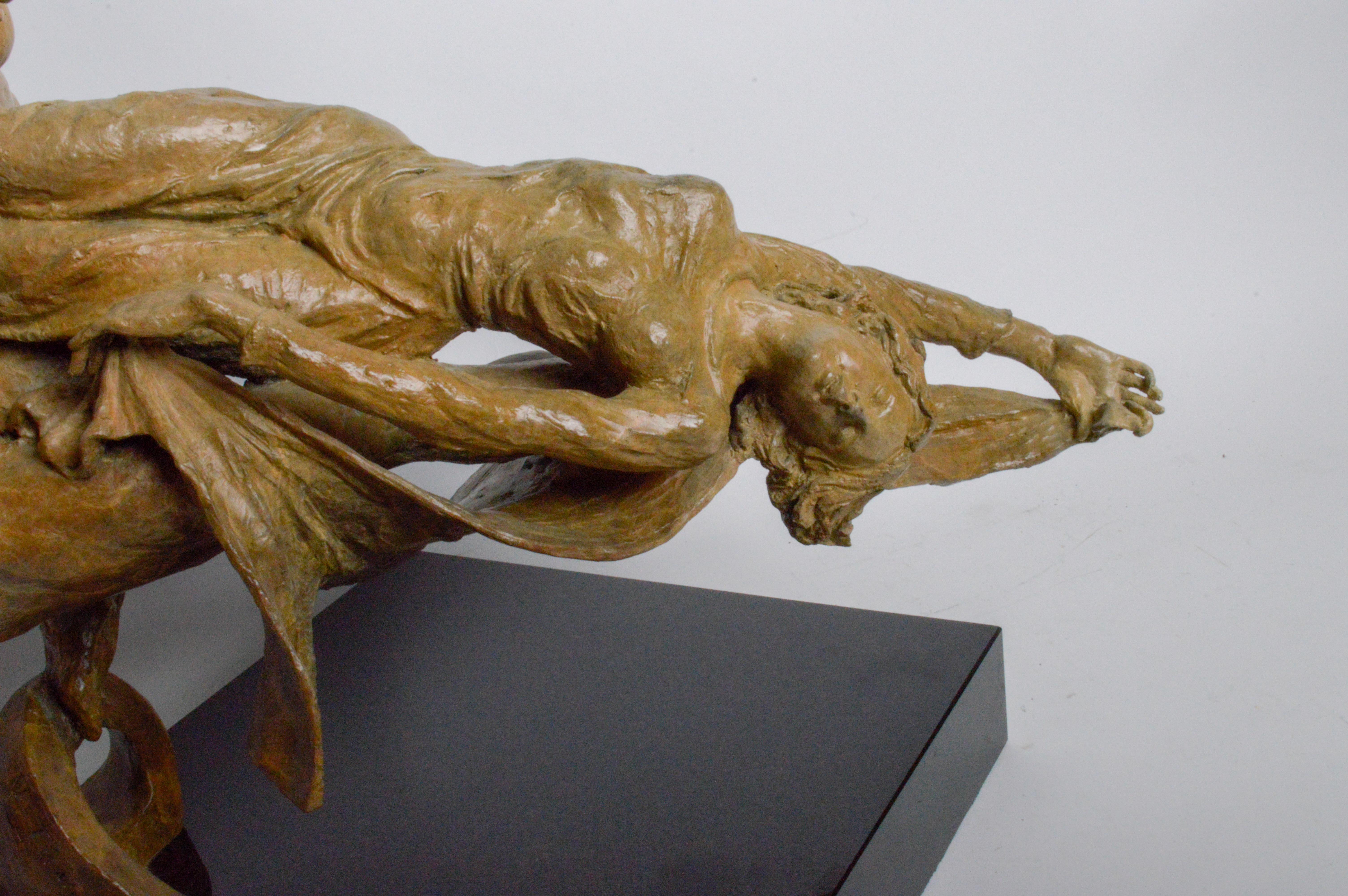Tuan Nguyen Bronze Sculpture "Rendezvous Heroic"