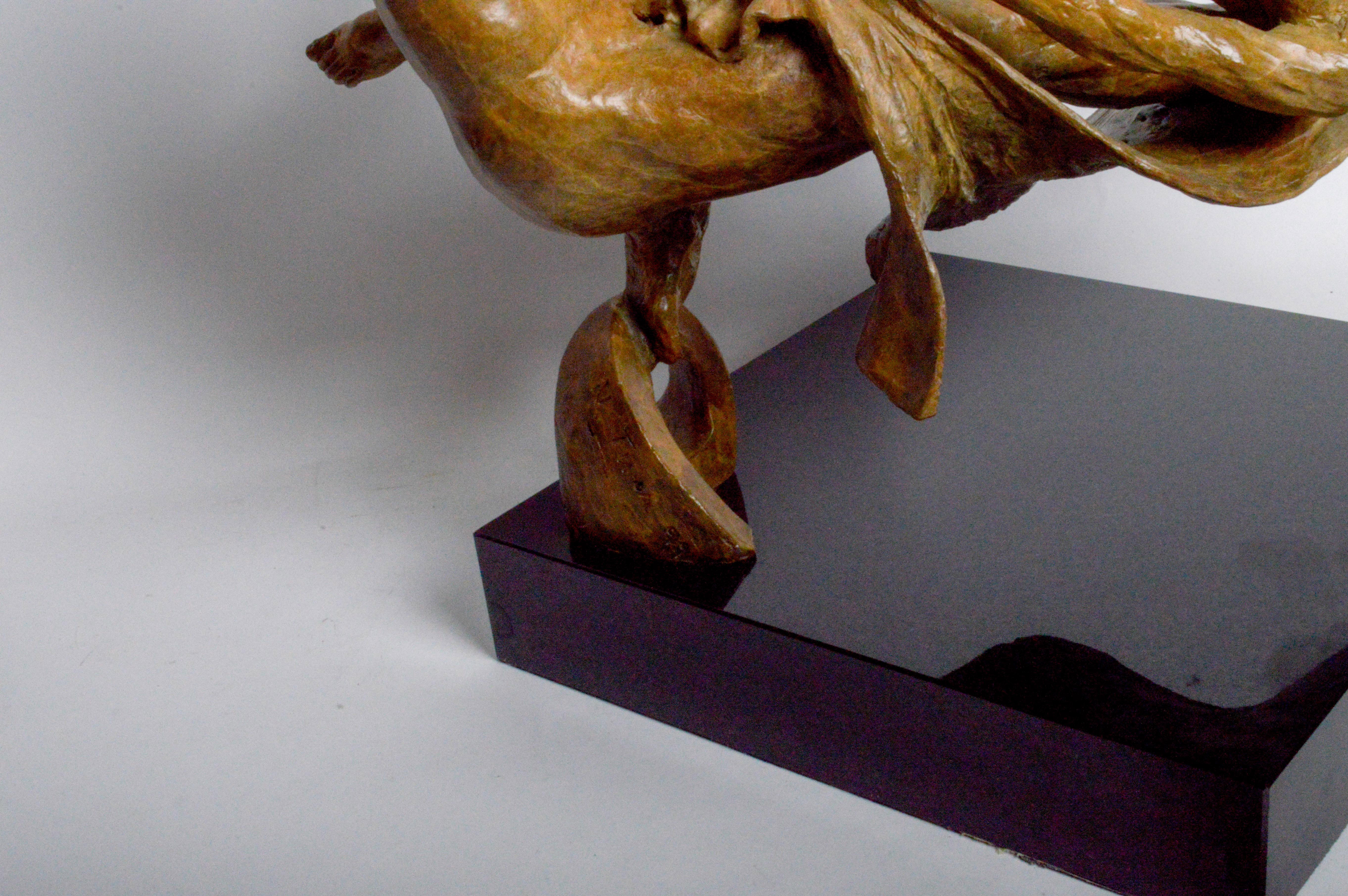 Tuan Nguyen Bronze Sculpture "Rendezvous Heroic"