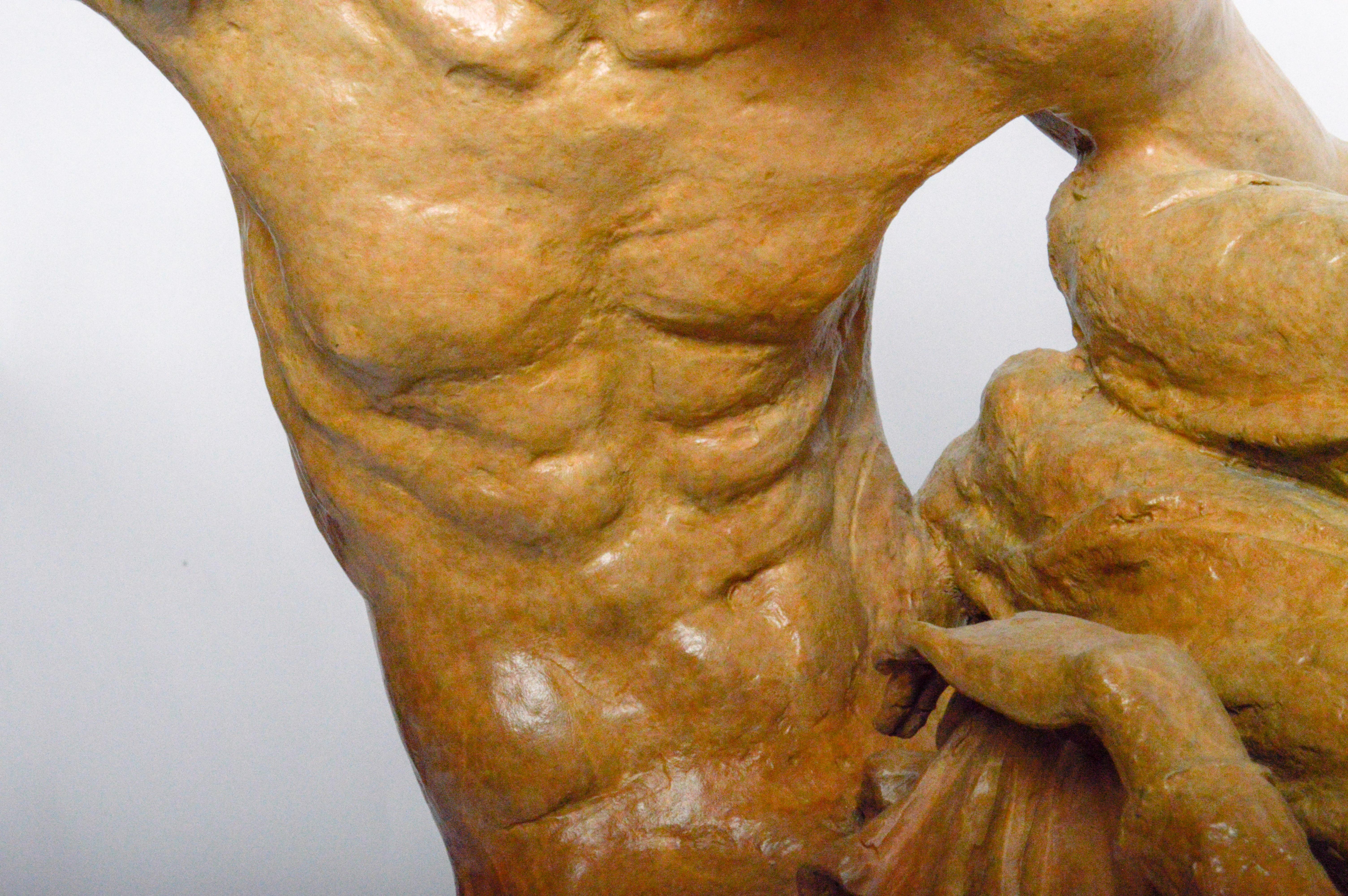Tuan Nguyen Bronze Sculpture "Rendezvous Heroic"