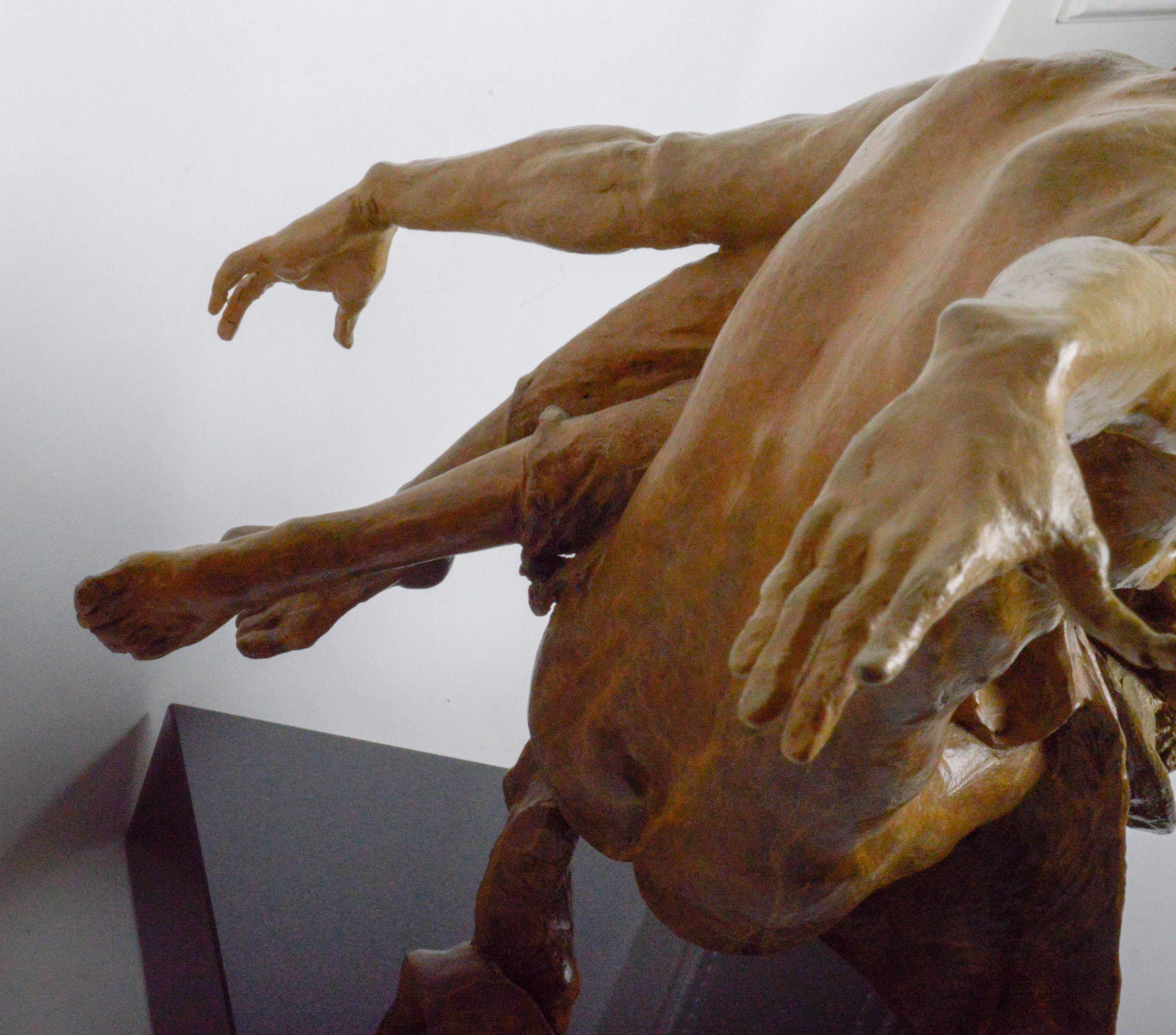 Tuan Nguyen Bronze Sculpture "Rendezvous Heroic"