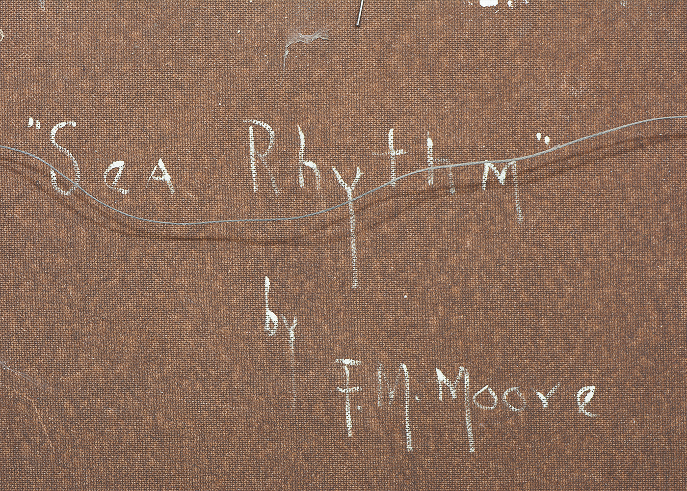 F.M. Moore Signed Original Oil Painting "Sea Rhythm"