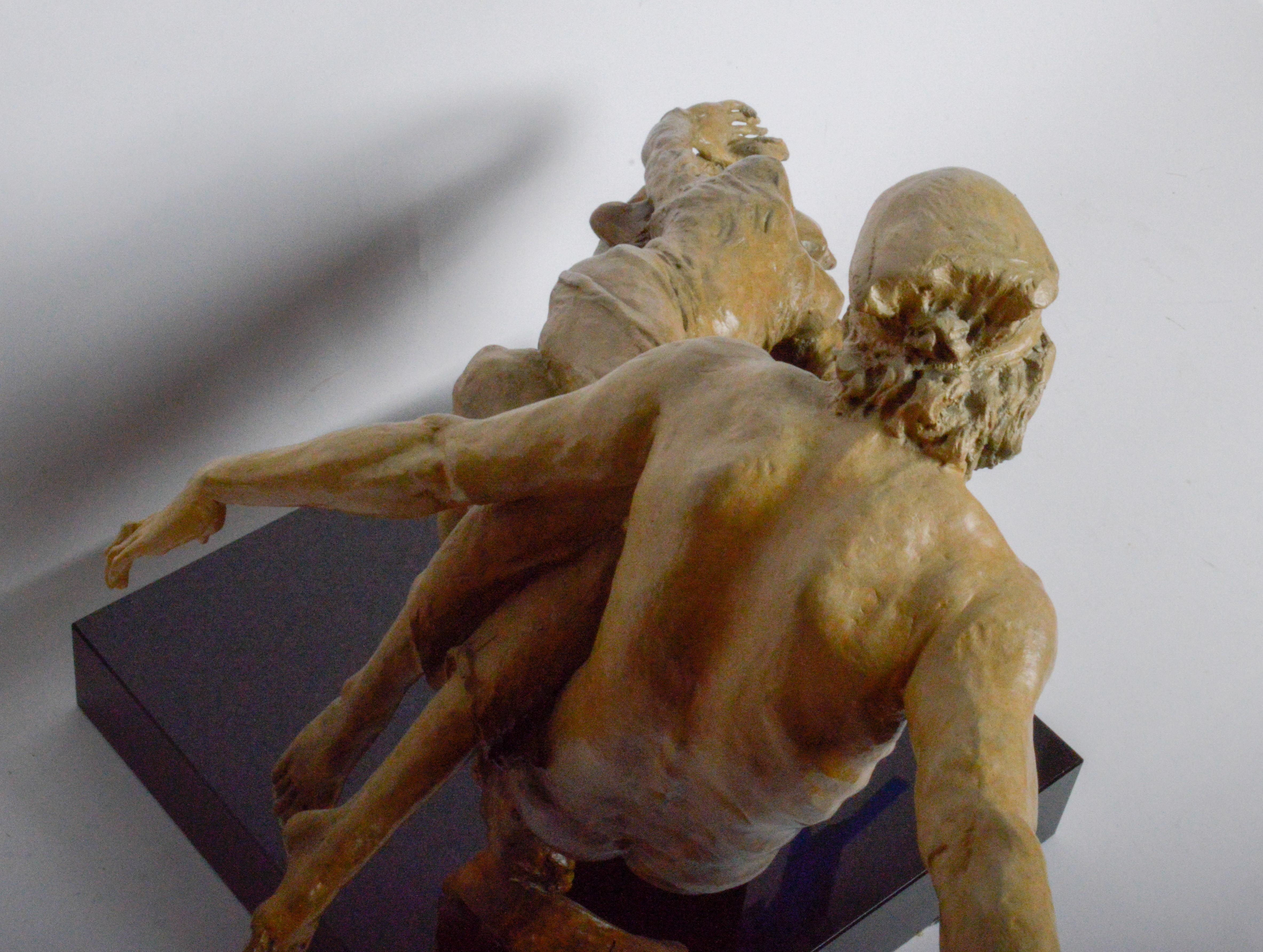 Tuan Nguyen Bronze Sculpture "Rendezvous Heroic"