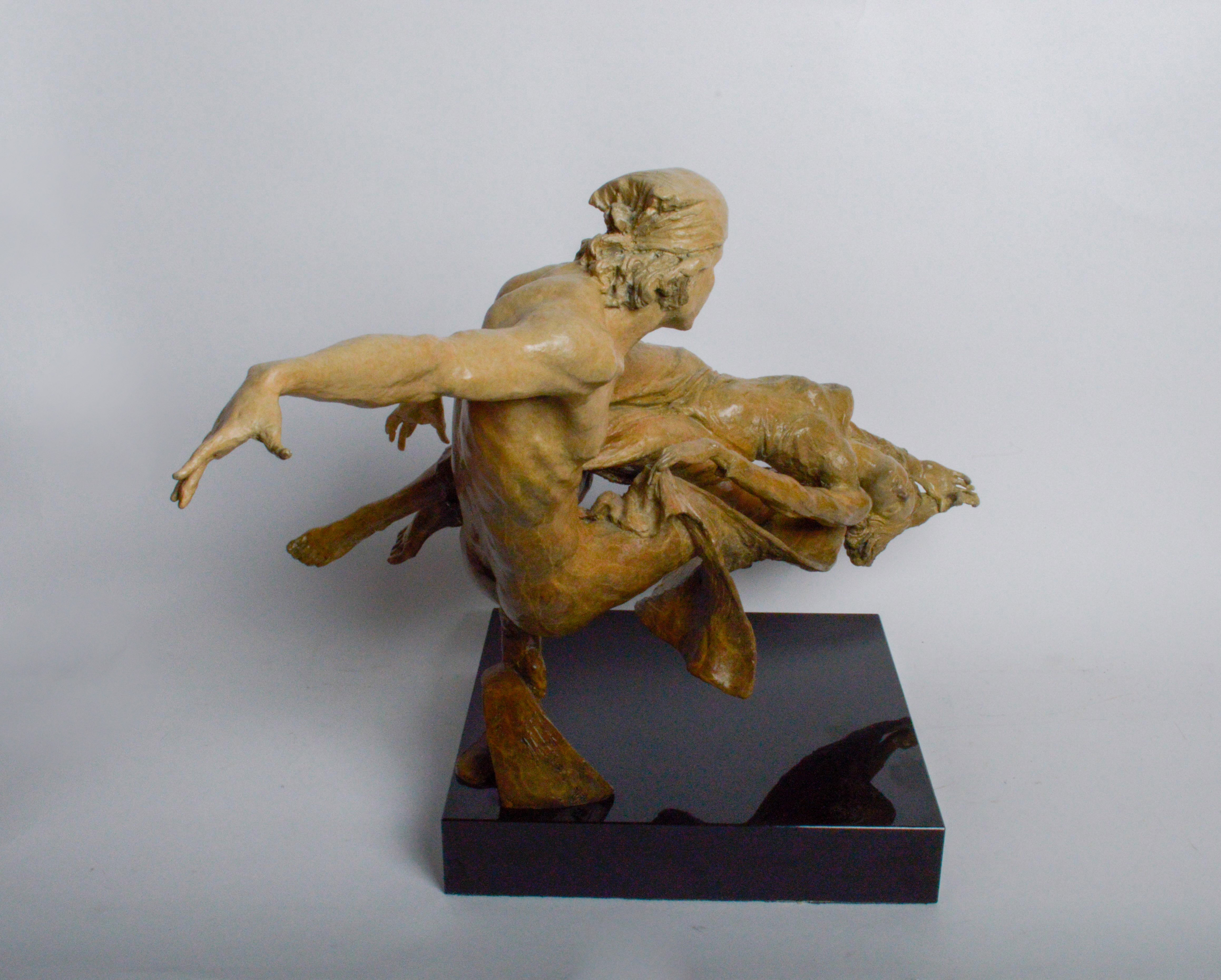Tuan Nguyen Bronze Sculpture "Rendezvous Heroic"