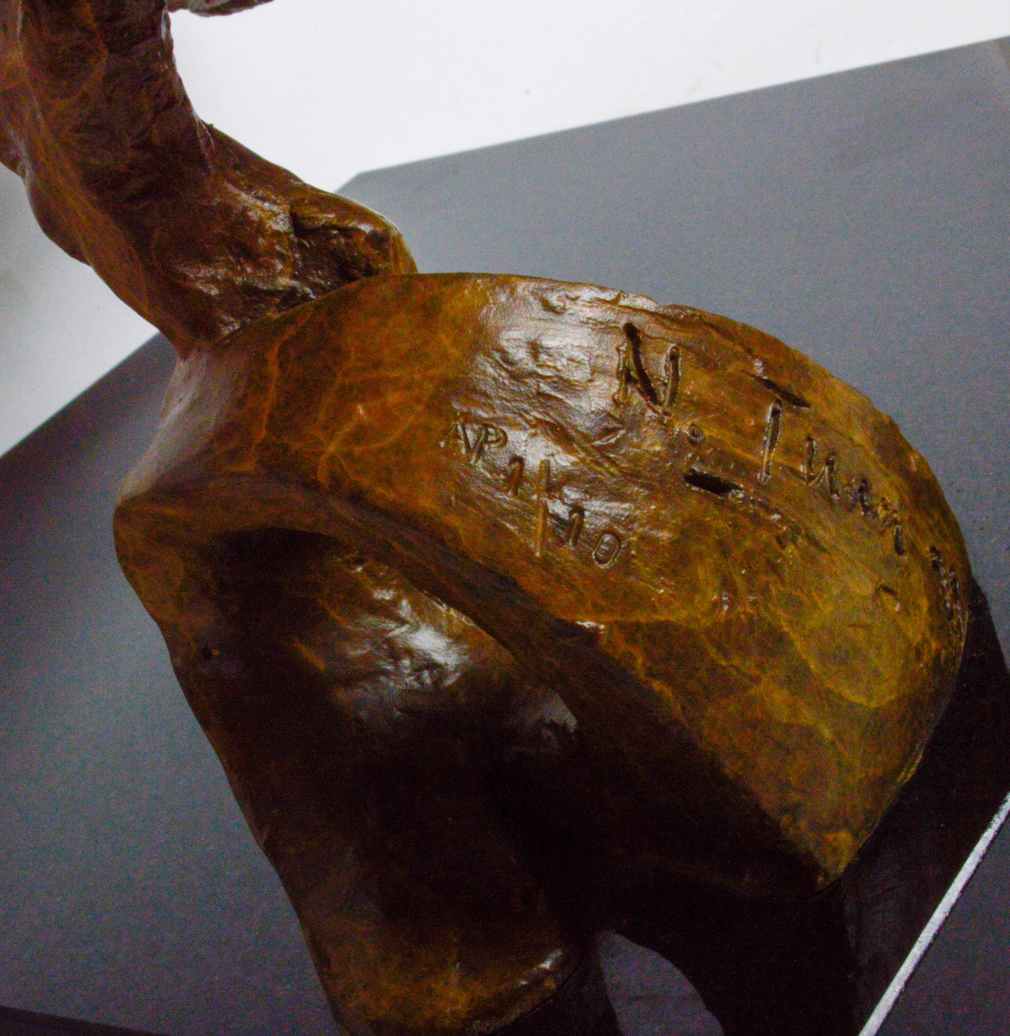 Tuan Nguyen Bronze Sculpture "Rendezvous Heroic"